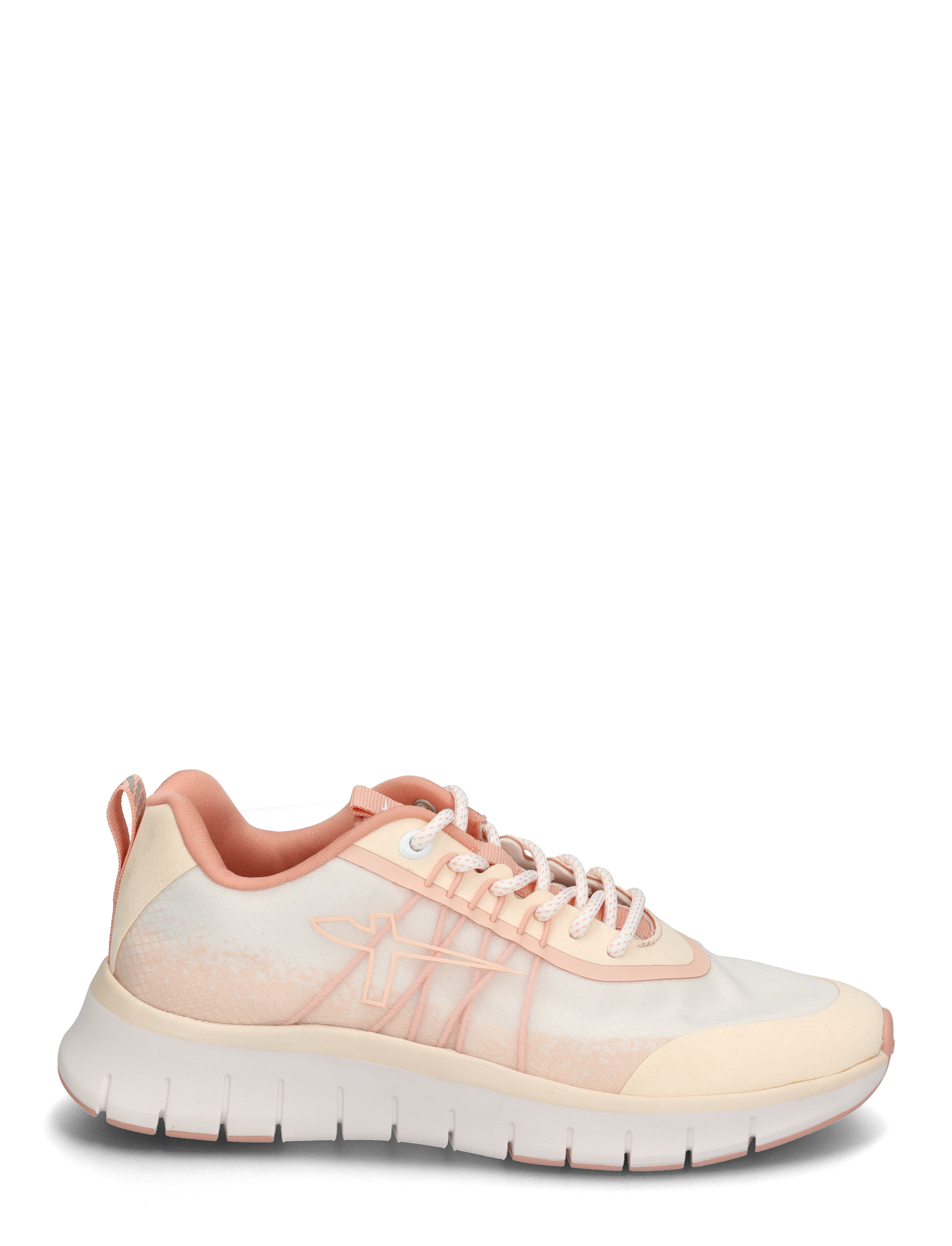 Tamaris - Women Lace-up - lágir strigaskór - peach - 1