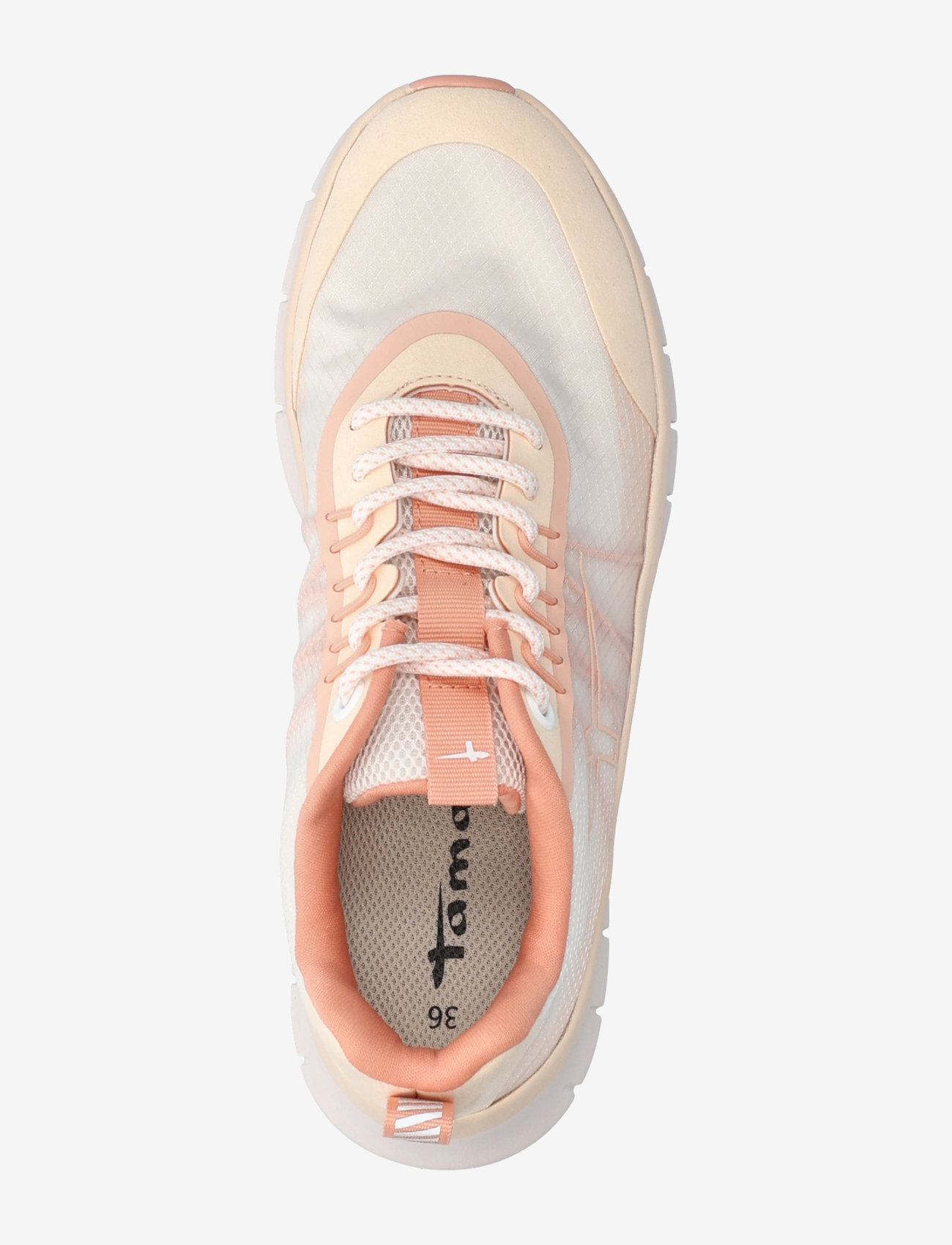 Tamaris - Women Lace-up - låga sneakers - peach - 3