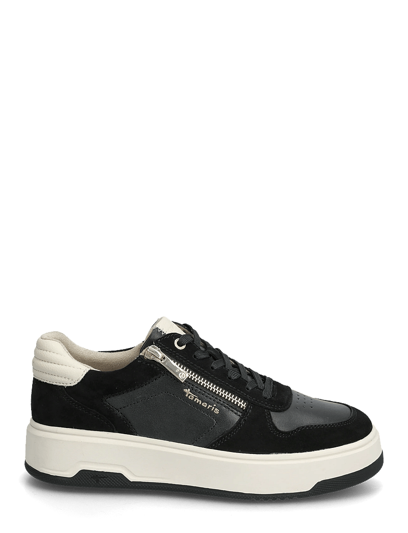 Tamaris - Women Lace-up - niedrige sneakers - black comb - 1