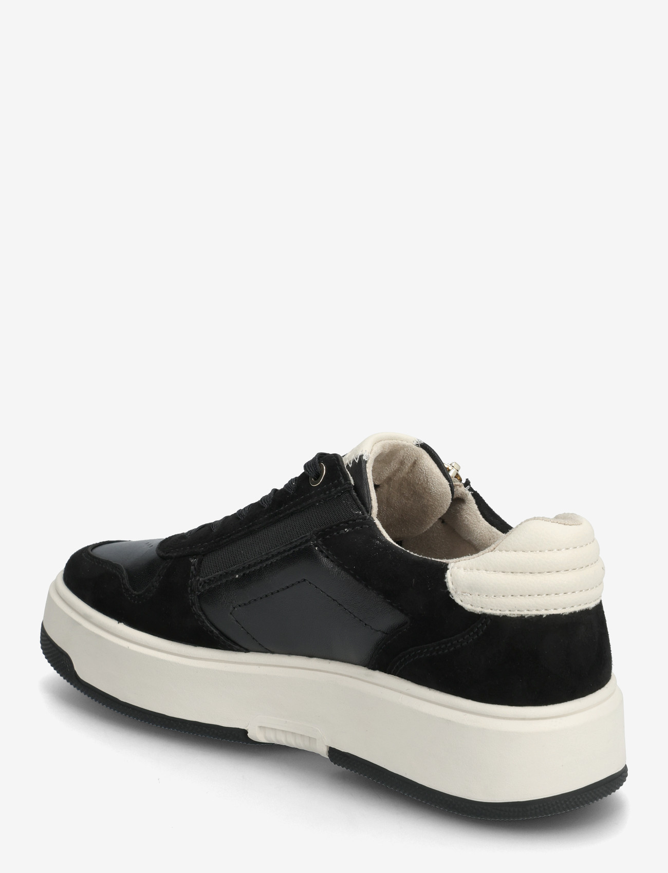 Tamaris - Women Lace-up - matalavartiset tennarit - black comb - 2