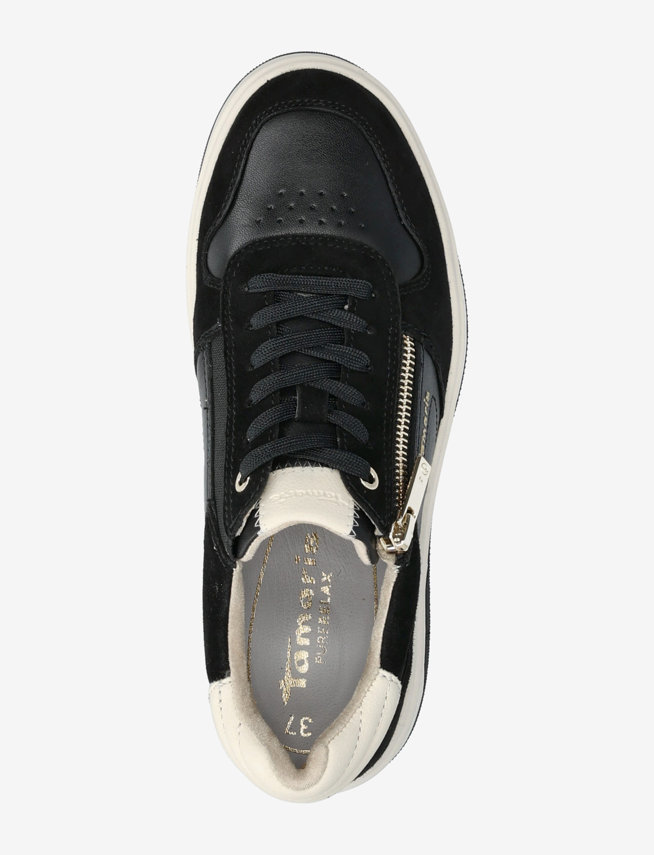 Tamaris - Women Lace-up - matalavartiset tennarit - black comb - 3