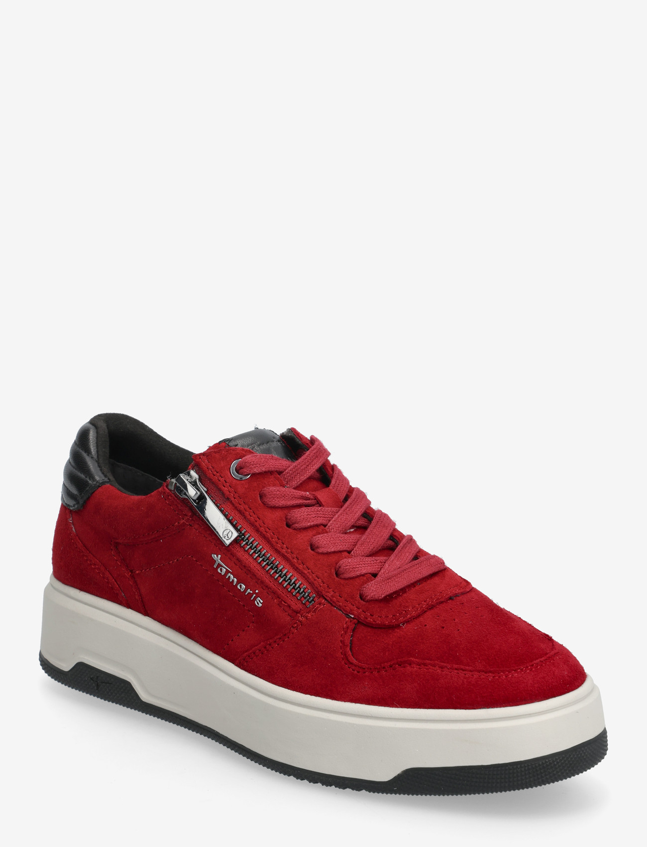 Tamaris - Women Lace-up - niedrige sneakers - merlot - 0