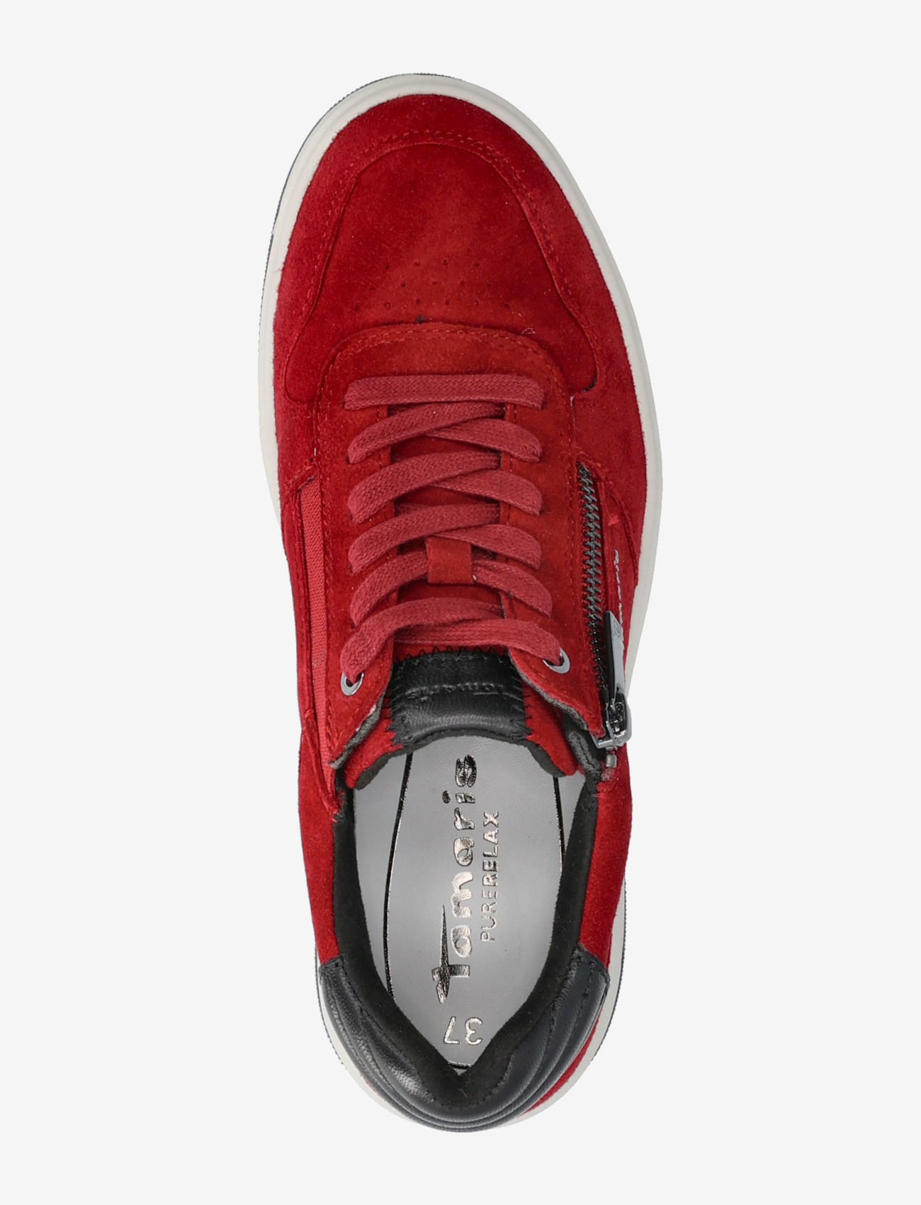 Tamaris - Women Lace-up - niedrige sneakers - merlot - 3