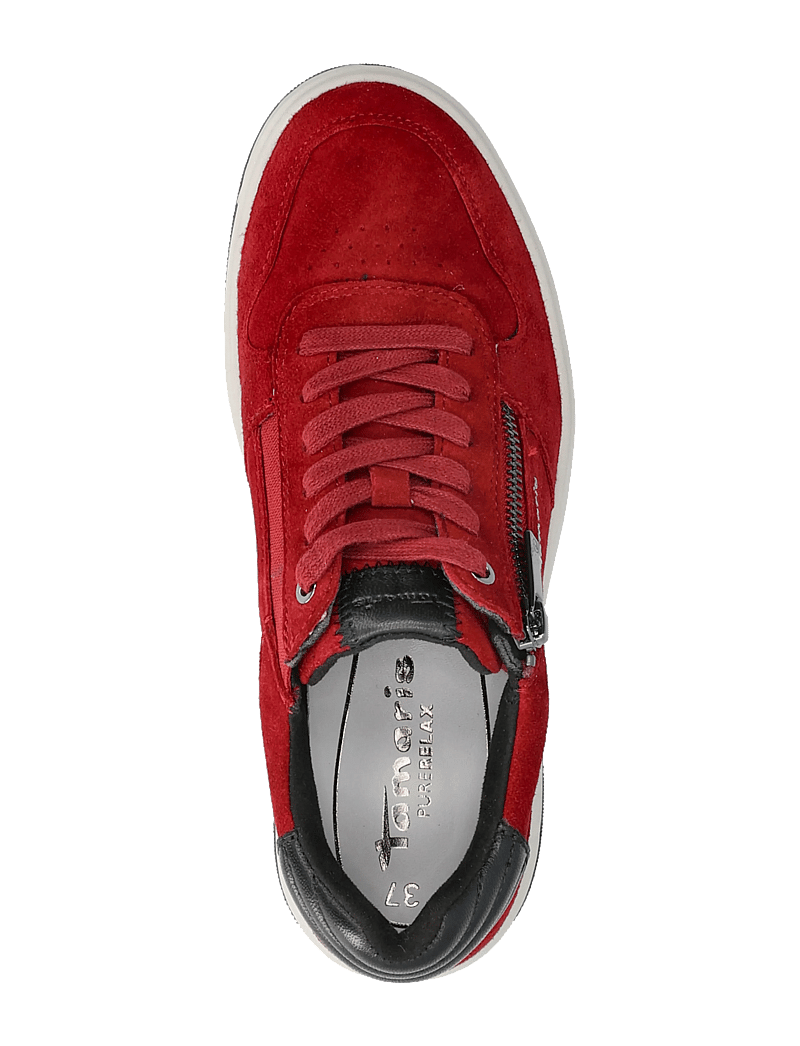 Tamaris - Women Lace-up - niedrige sneakers - merlot - 3