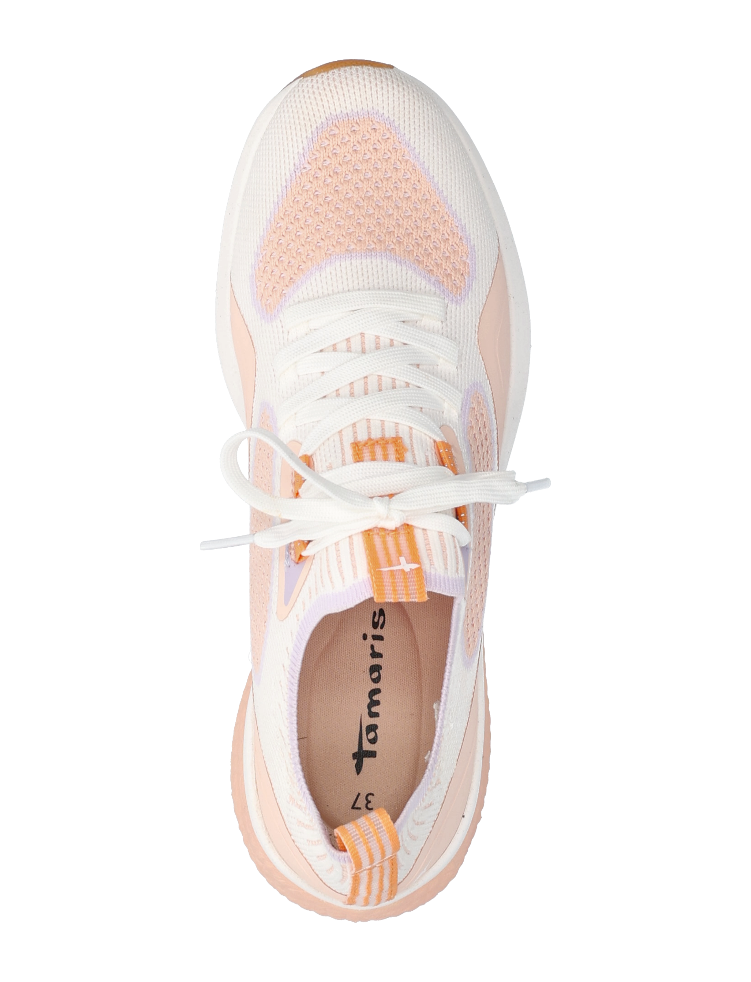 Tamaris - Women Lace-up - peach comb - 3