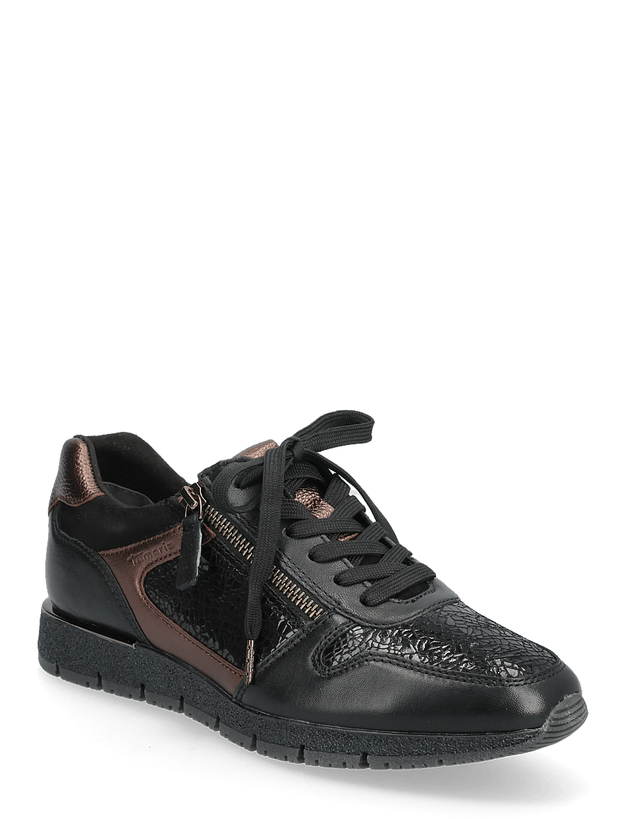 Tamaris - Women Lace-up - lave sneakers - black comb - 0