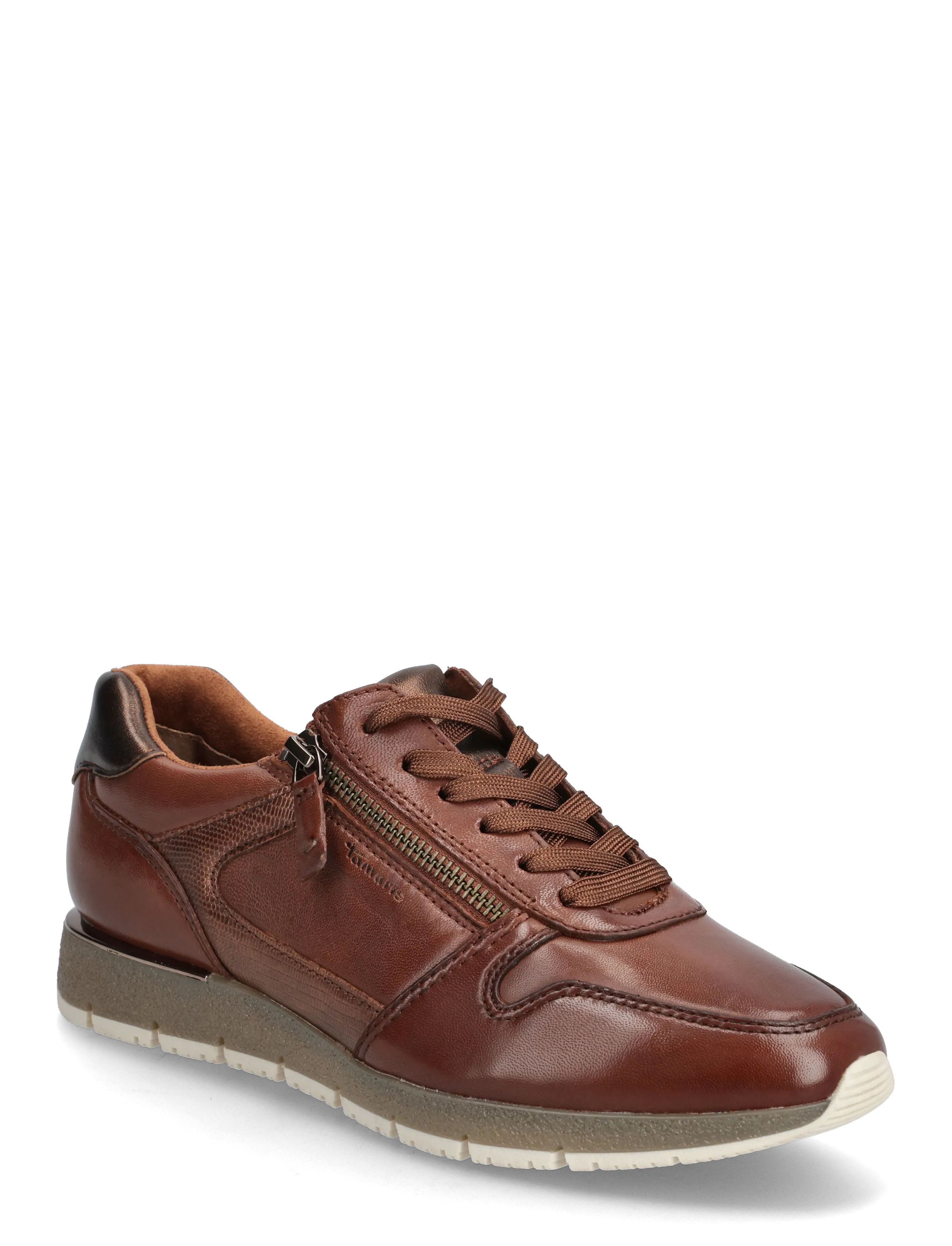 Tamaris Women Lace-Up, 37, Brown, Sneakers > Sneakers Med Lav Top, Dame