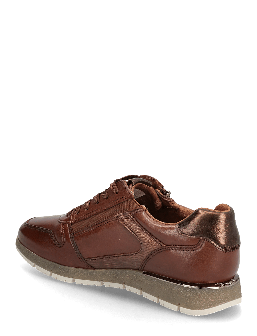 Tamaris - Women Lace-up - lage sneakers - cognac leather - 2