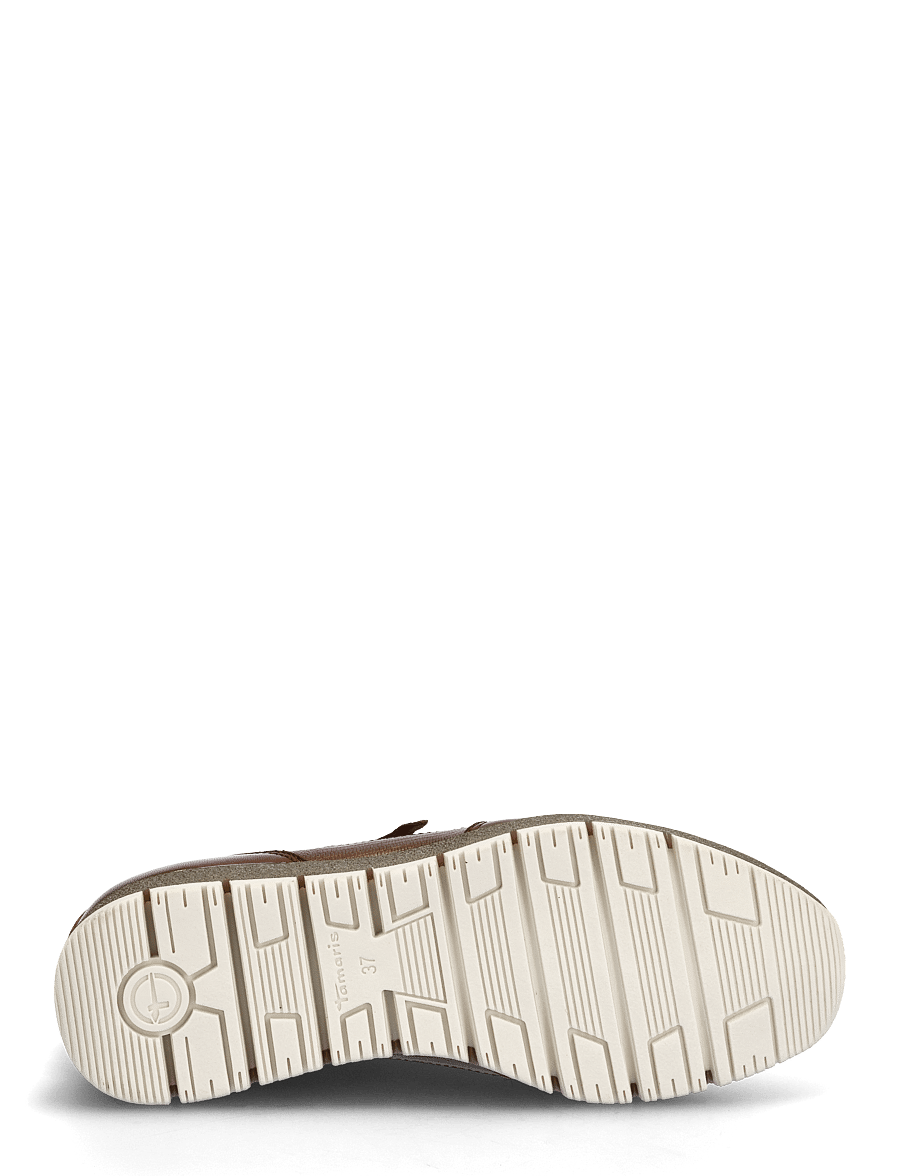 Tamaris - Women Lace-up - lage sneakers - cognac leather - 4