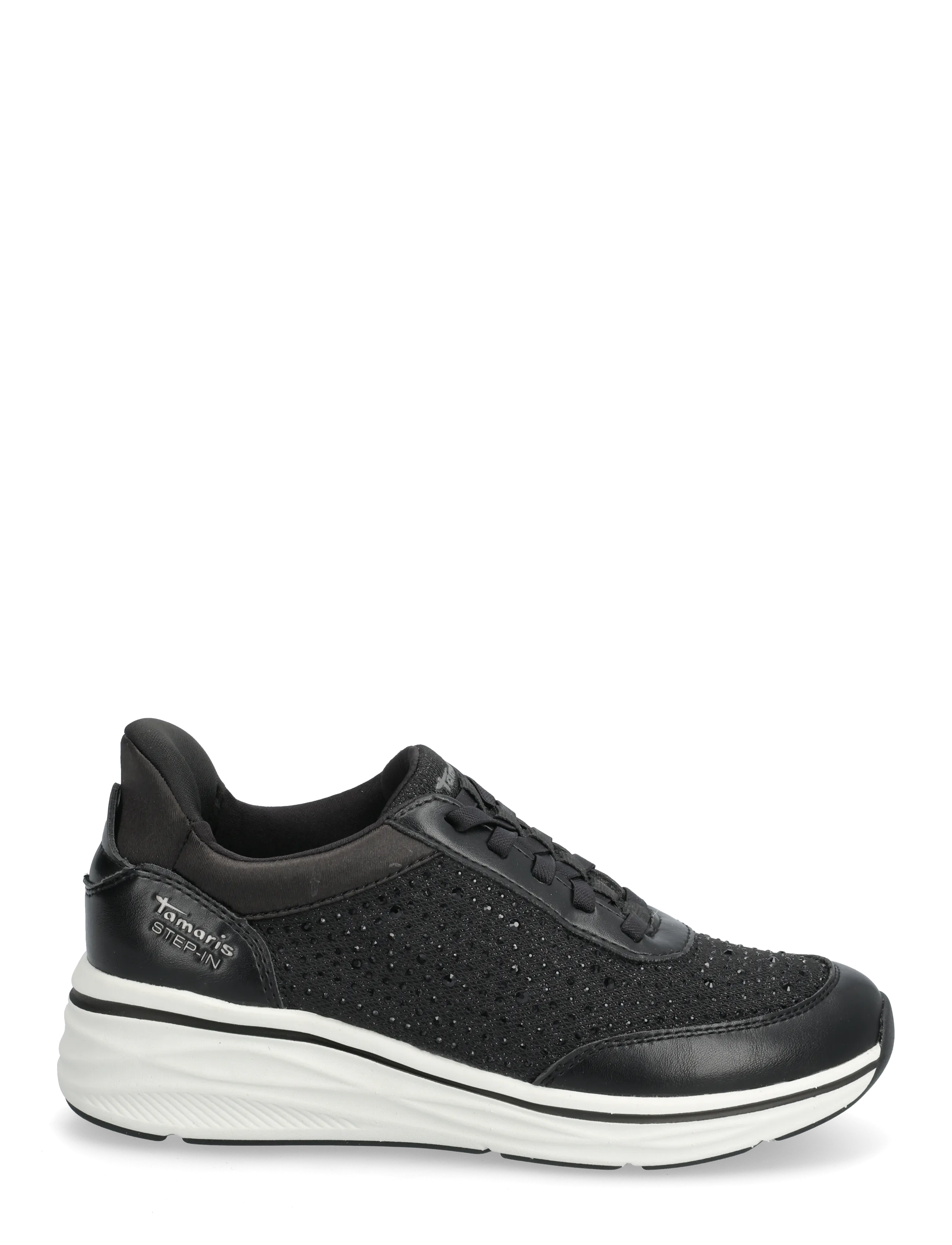 Tamaris - Women Lace-up - låga sneakers - black - 1