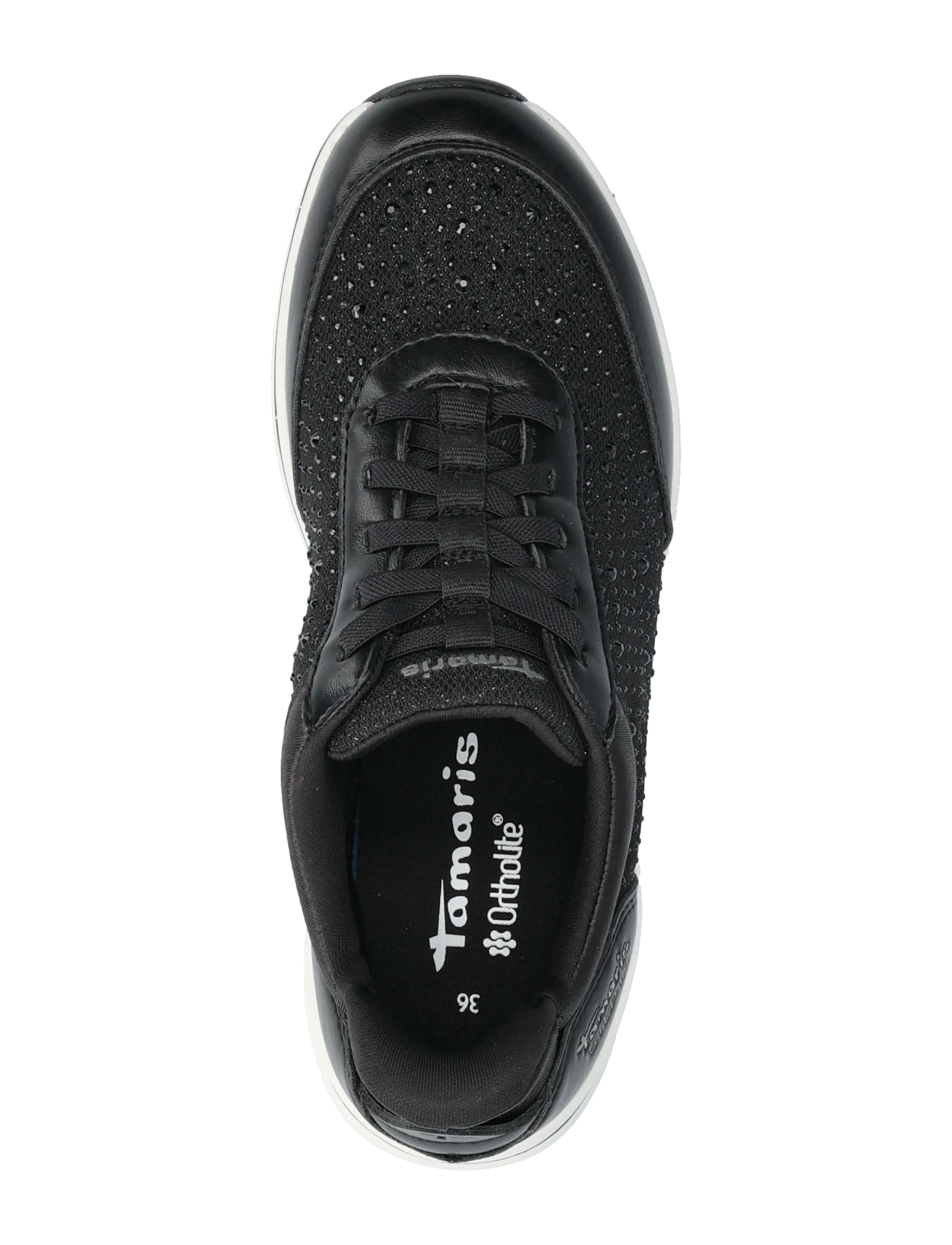 Tamaris - Women Lace-up - låga sneakers - black - 3