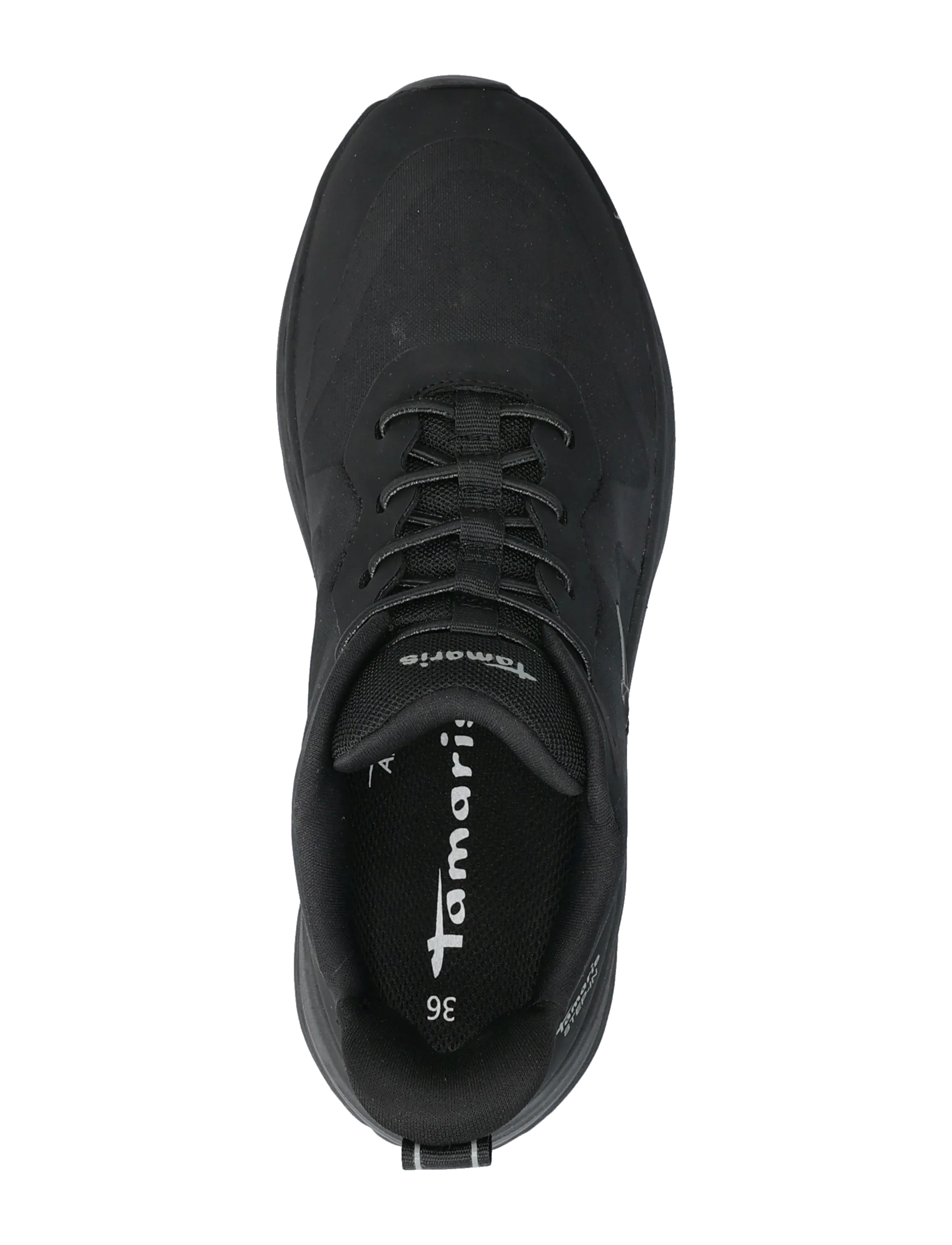 Tamaris - Women Lace-up - niedrige sneakers - black uni - 4