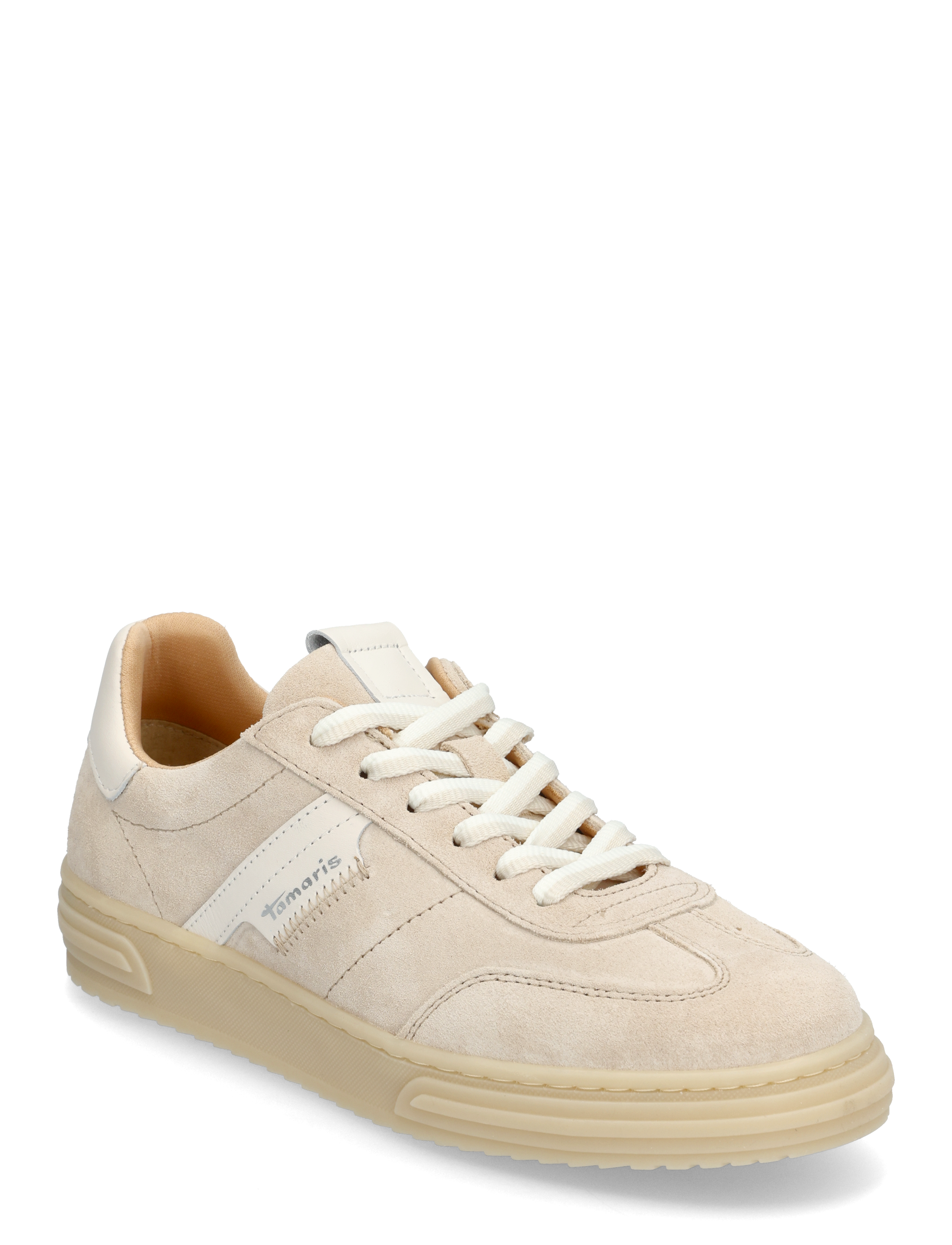 Tamaris Women Lace-Up, 38, Sneakers, Beige - Low-top Frauen