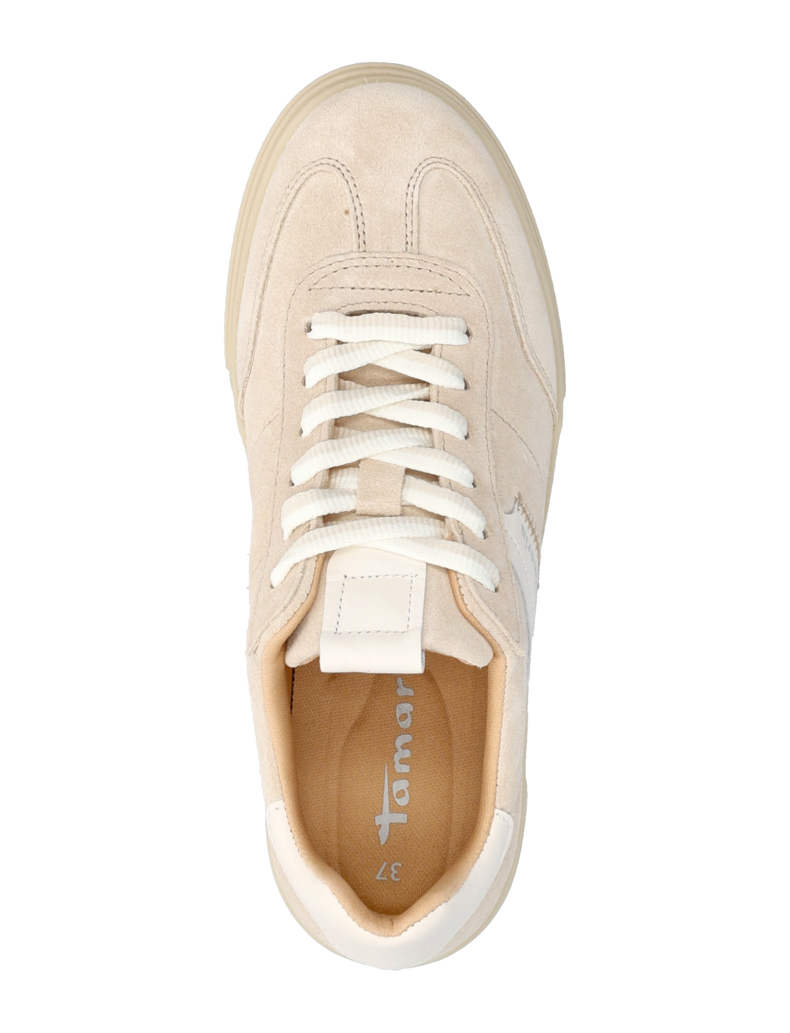 Tamaris - Women Lace-up - lágir strigaskór - antelope - 3