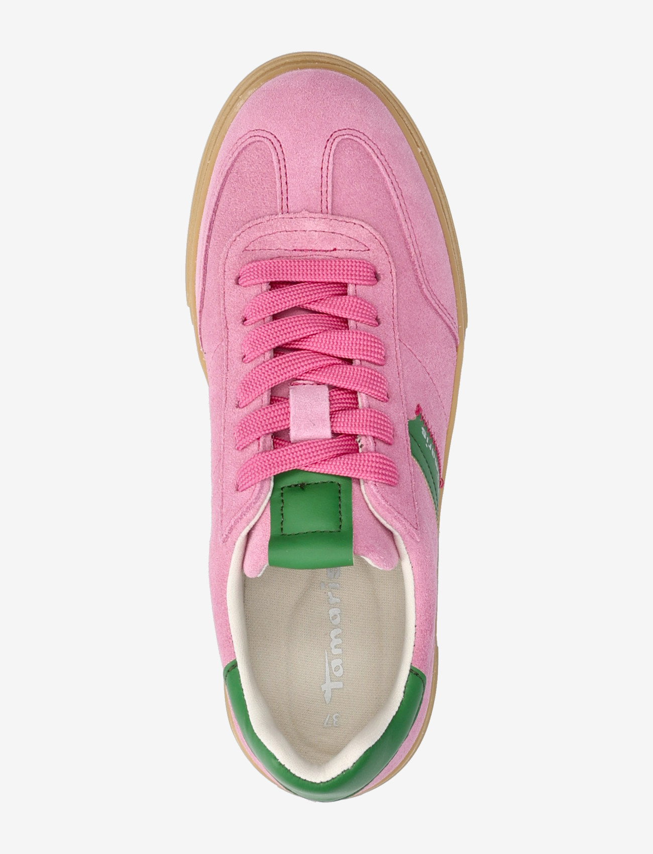 Tamaris - Women Lace-up - lágir strigaskór - rose - 3