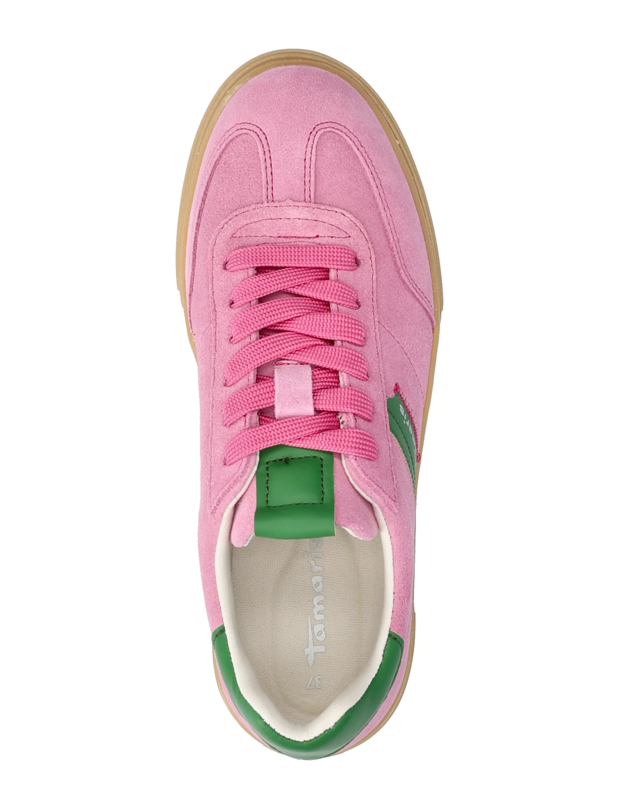 Tamaris - Women Lace-up - madala säärega tossud - rose - 3