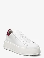 Women Lace-up - WHITE/RED