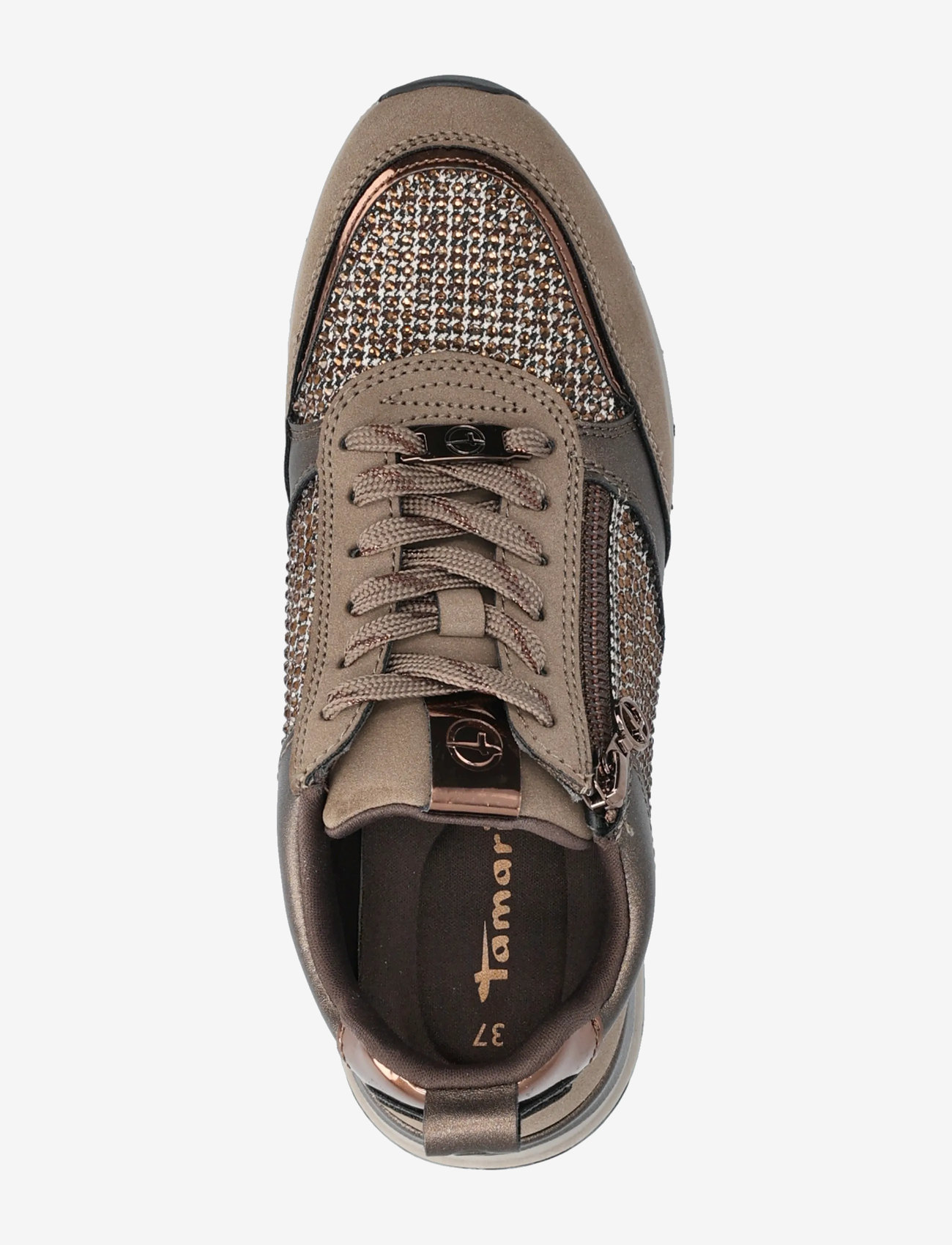 Tamaris - Women Lace-up - låga sneakers - copper glam - 3