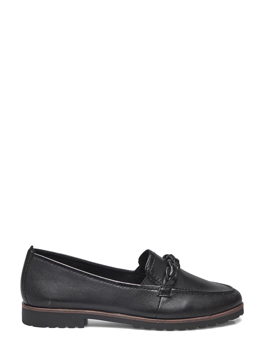 Tamaris - Women Slip-on - vinsældir í tísku - black leather - 1