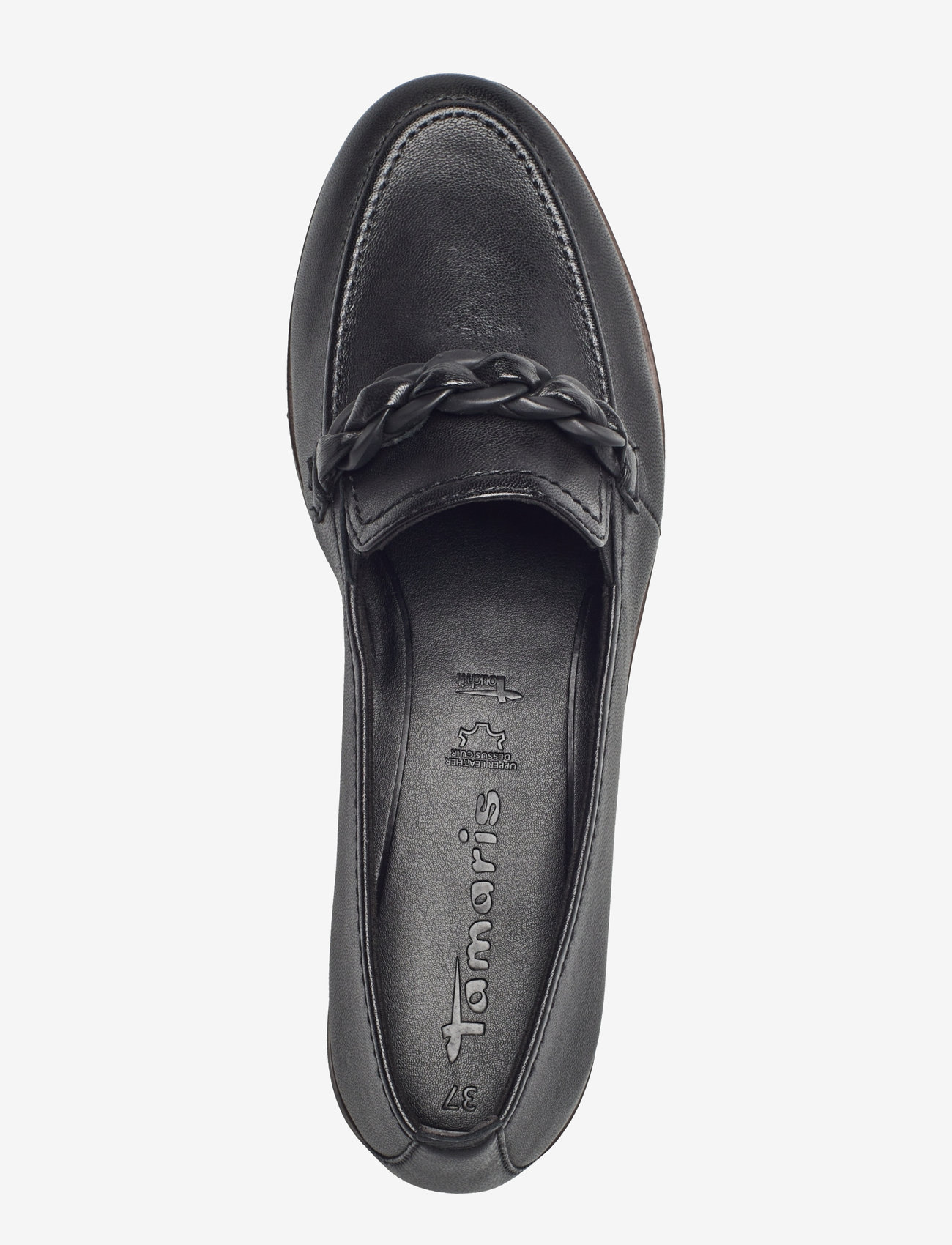 Tamaris - Women Slip-on - modetrender - black leather - 3