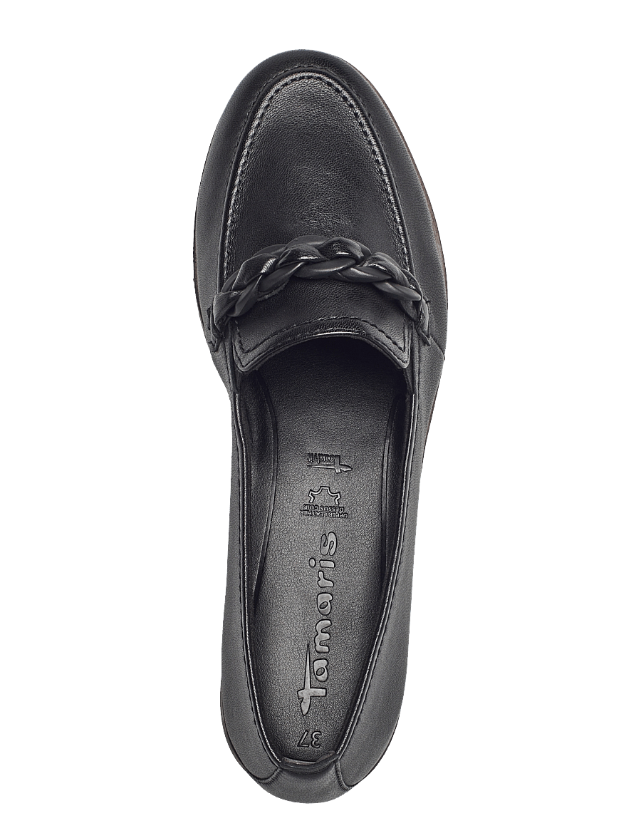 Tamaris - Women Slip-on - vinsældir í tísku - black leather - 3