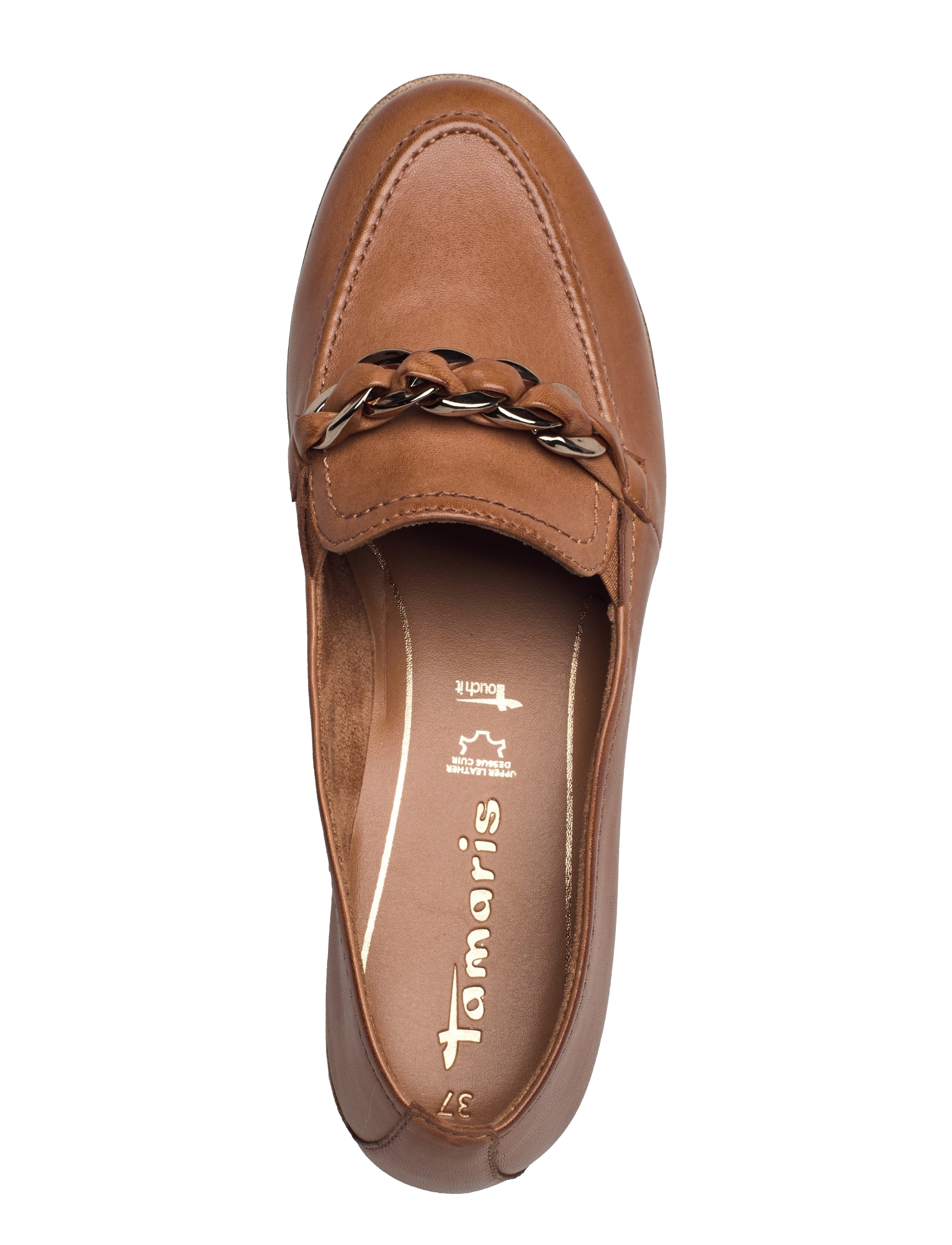 Tamaris - Women Slip-on - modetrends - cognac leather - 3