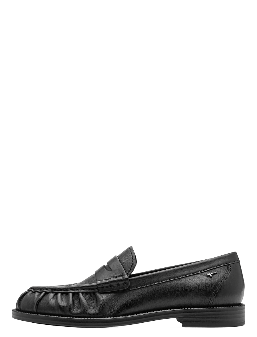 Tamaris - Women Slip-on - mode trends - black leather - 1