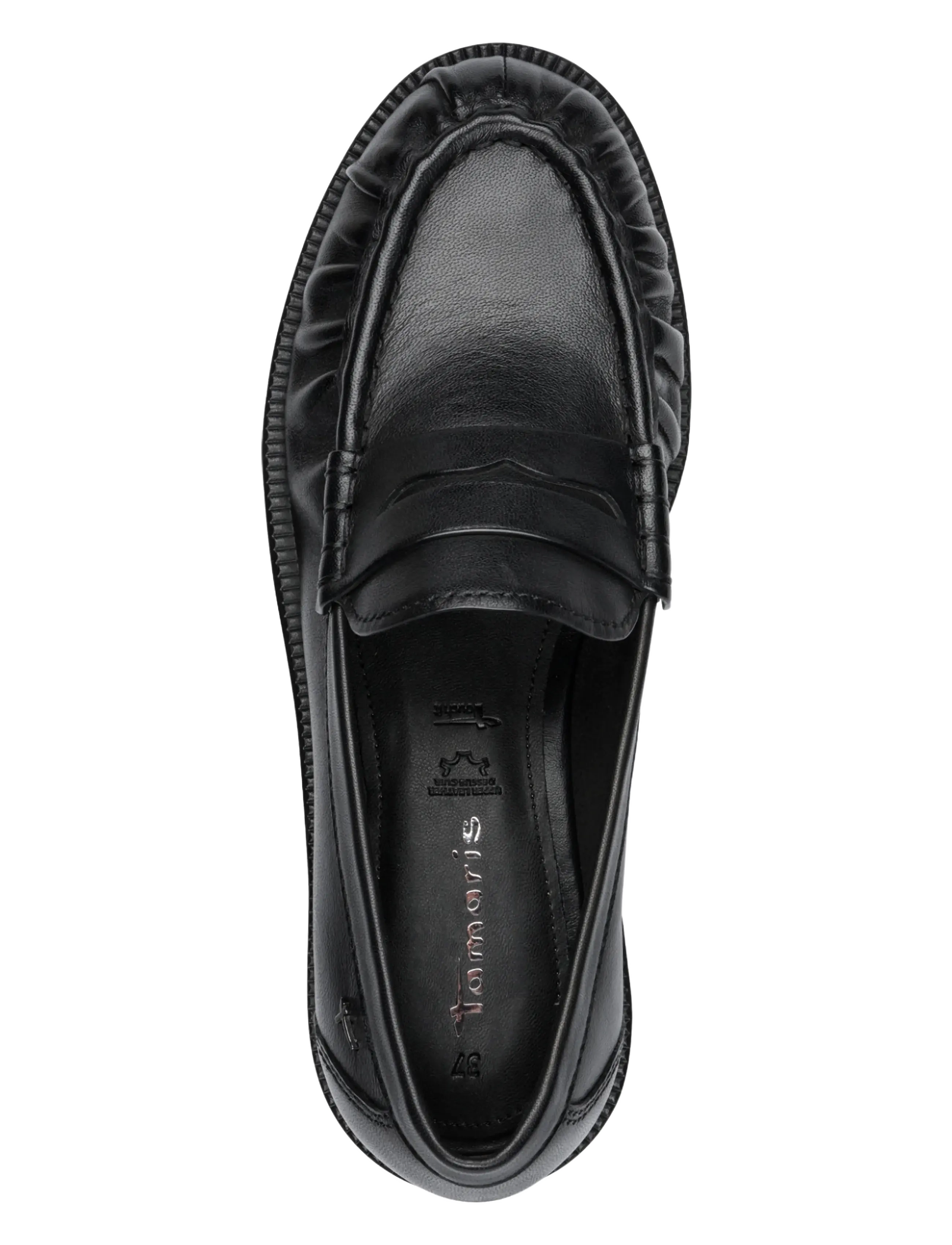 Tamaris - Women Slip-on - mode trends - black leather - 4