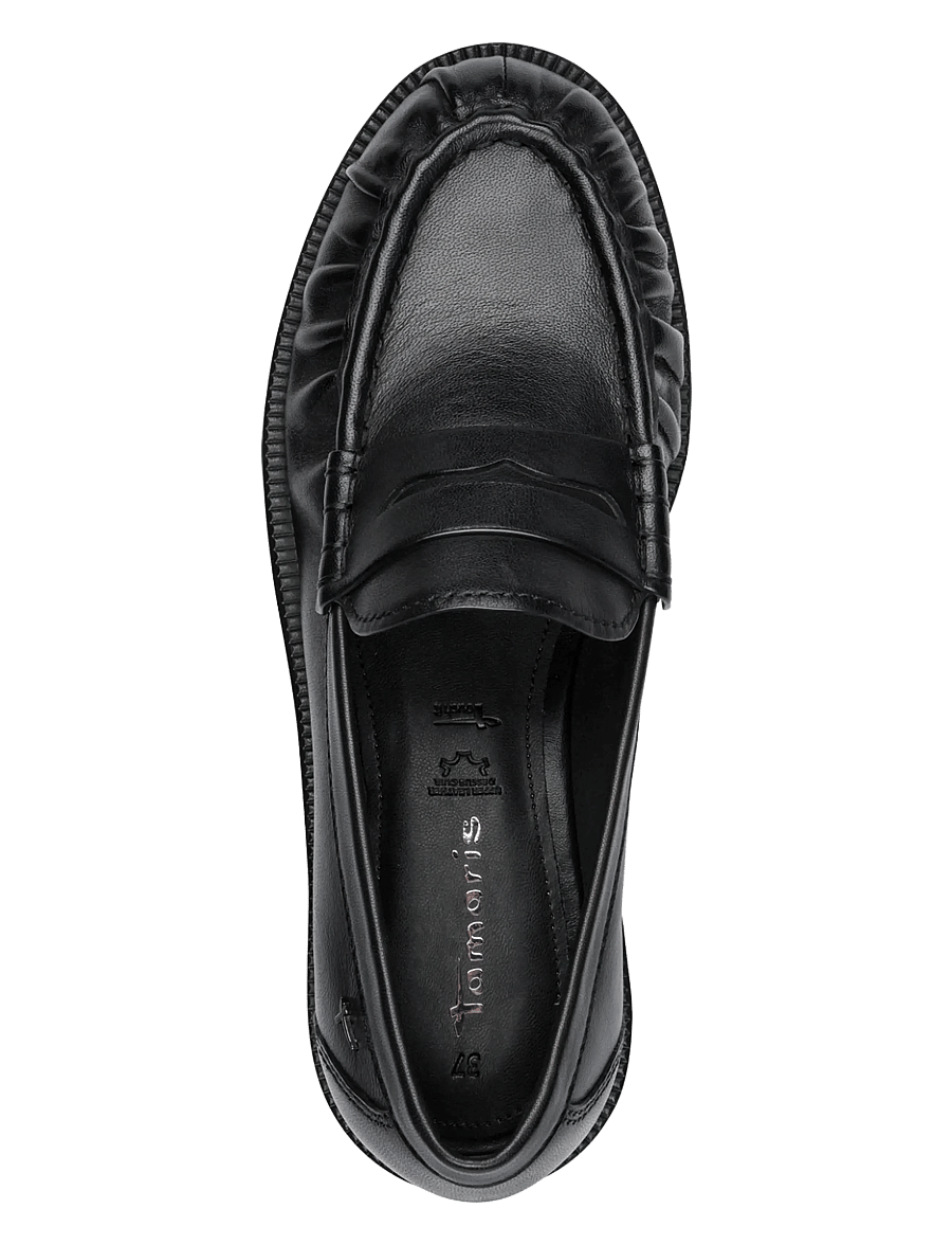 Tamaris - Women Slip-on - mode trends - black leather - 4