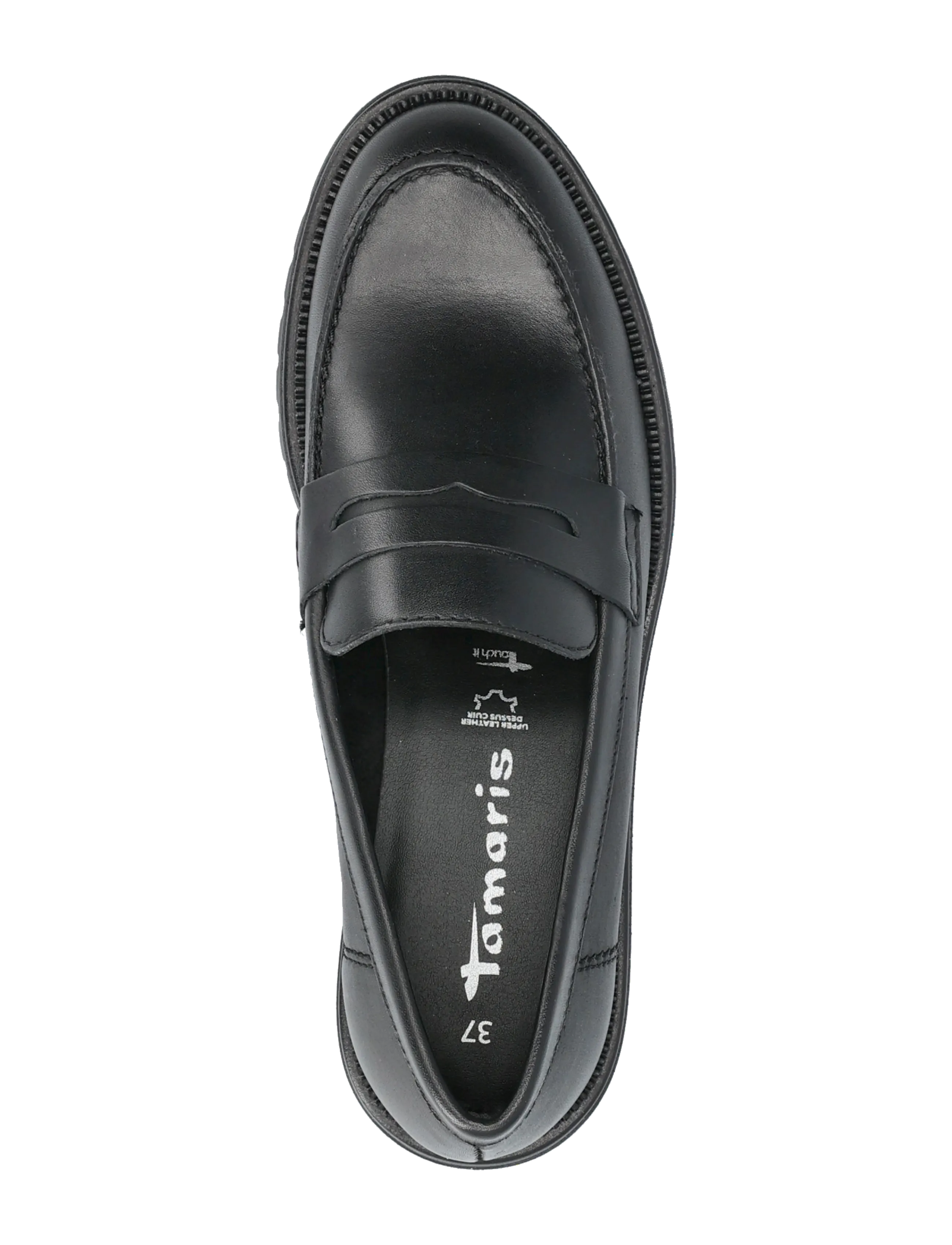 Tamaris - Women Slip-on - moetrendid - black leather - 3
