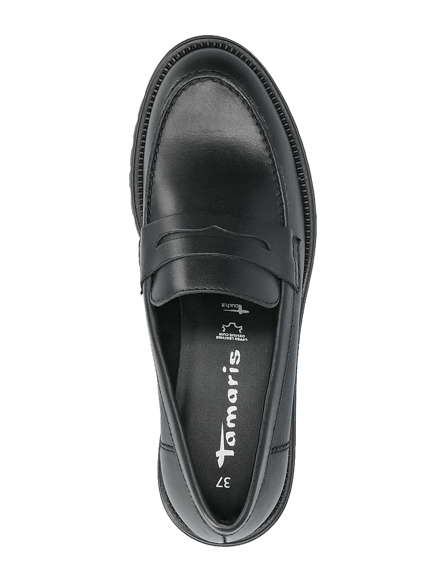 Tamaris - Women Slip-on - modetrends - black leather - 3