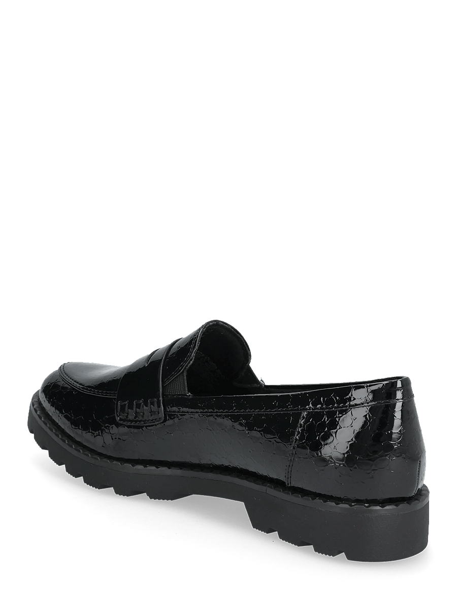 Tamaris - Women Slip-on - modetrends - black patent structure - 2