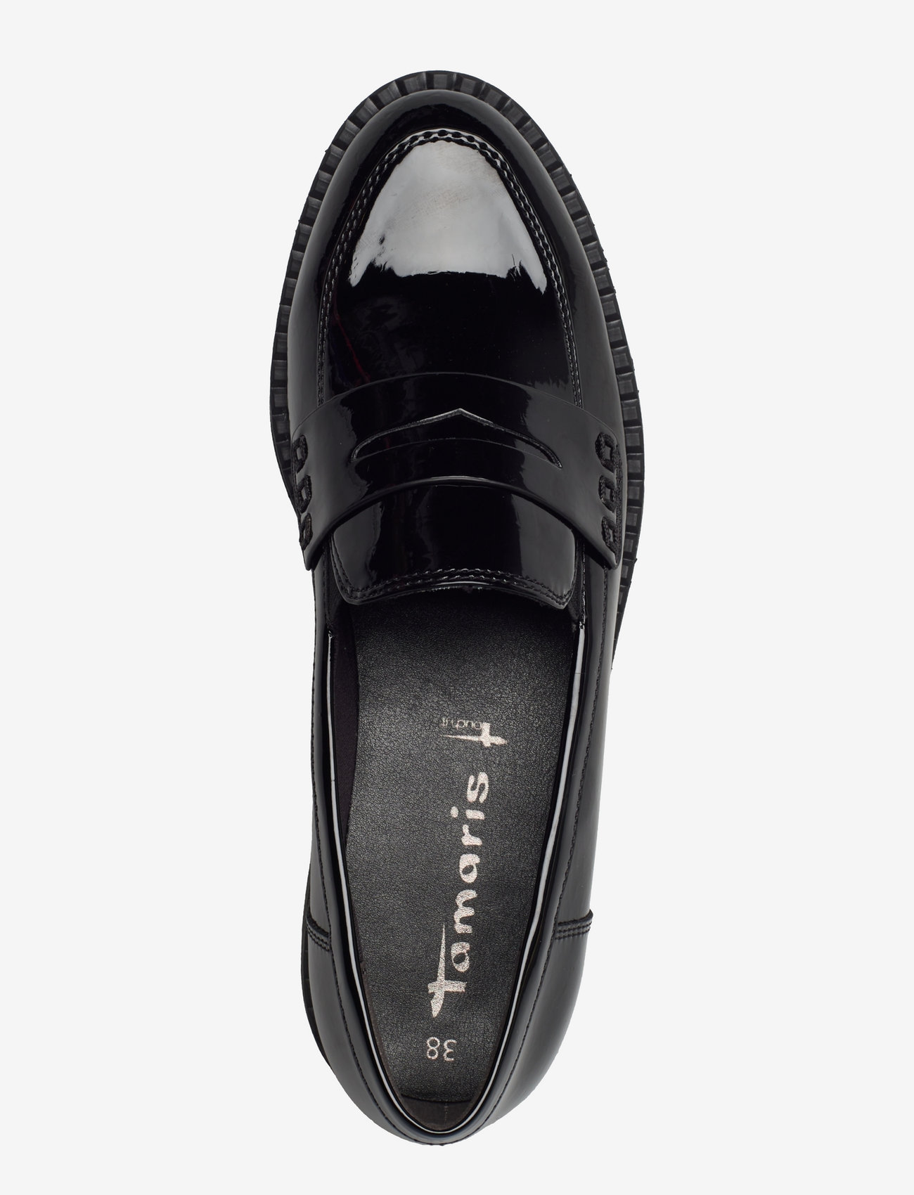 Tamaris - Women Slip-on - erilised sündmused - black patent structure - 3