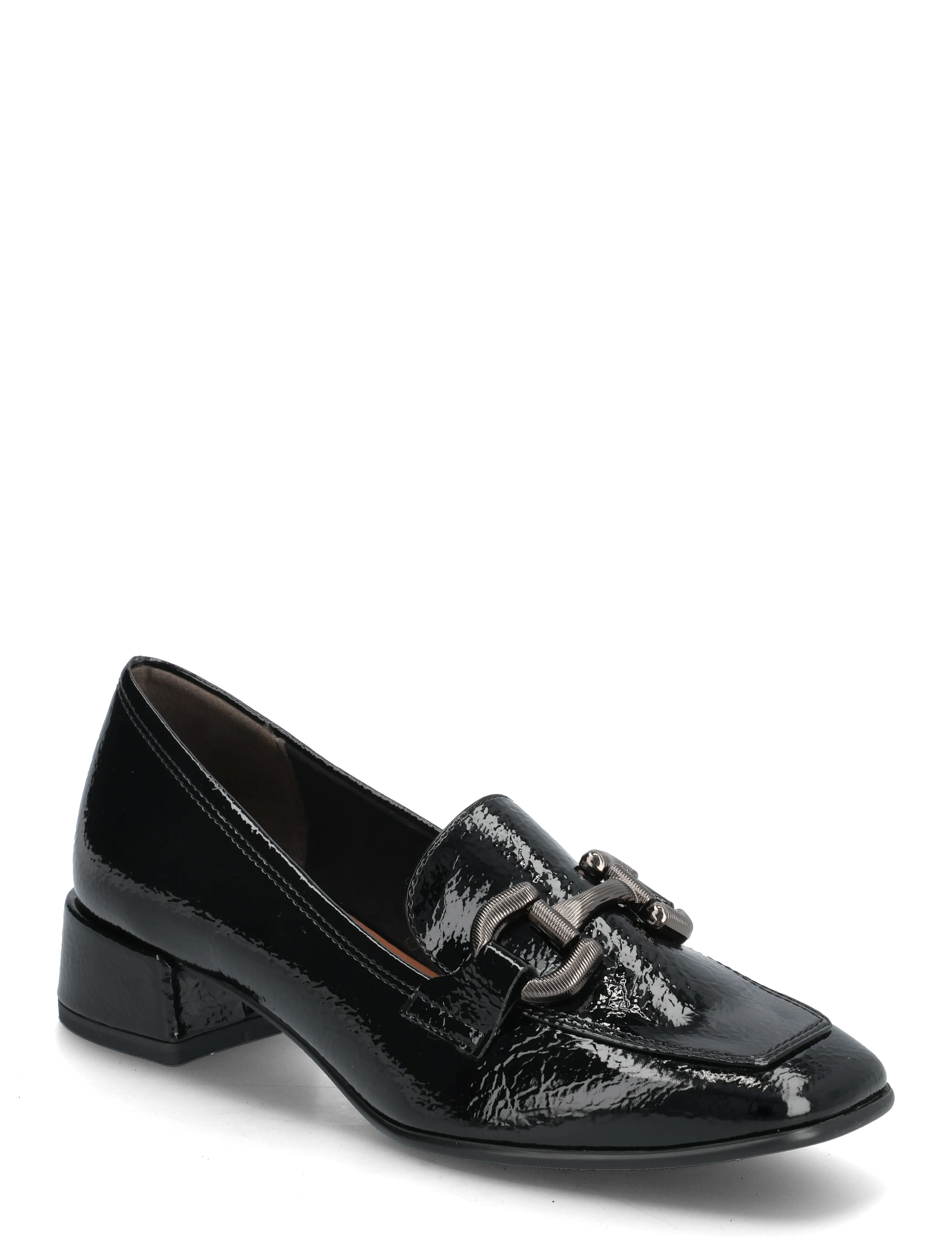 Tamaris Women Slip-On, 40, Heels, Schwarz - Heeled Loafers, Frauen