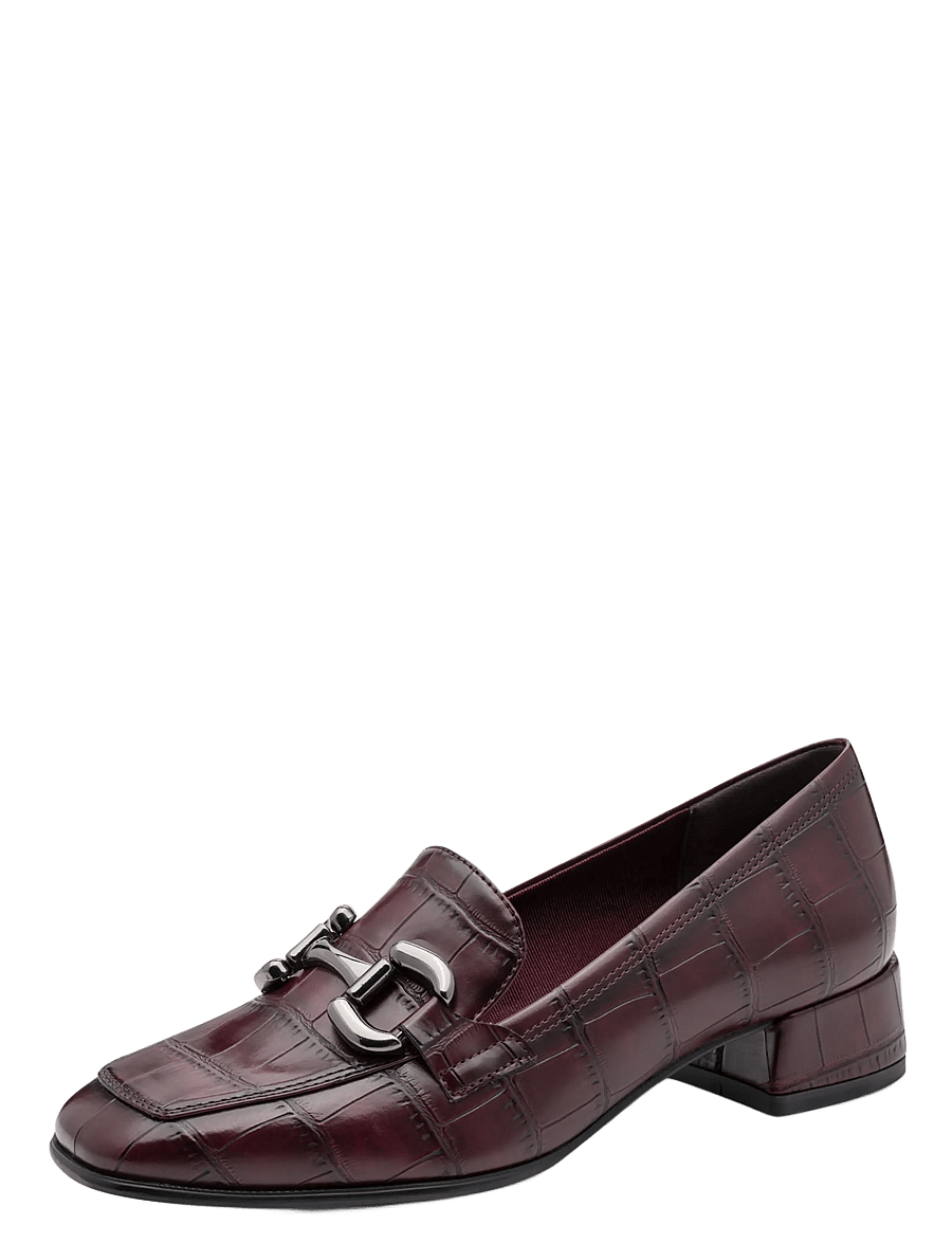 Tamaris - Women Slip-on - modetrends - merlot croco - 0