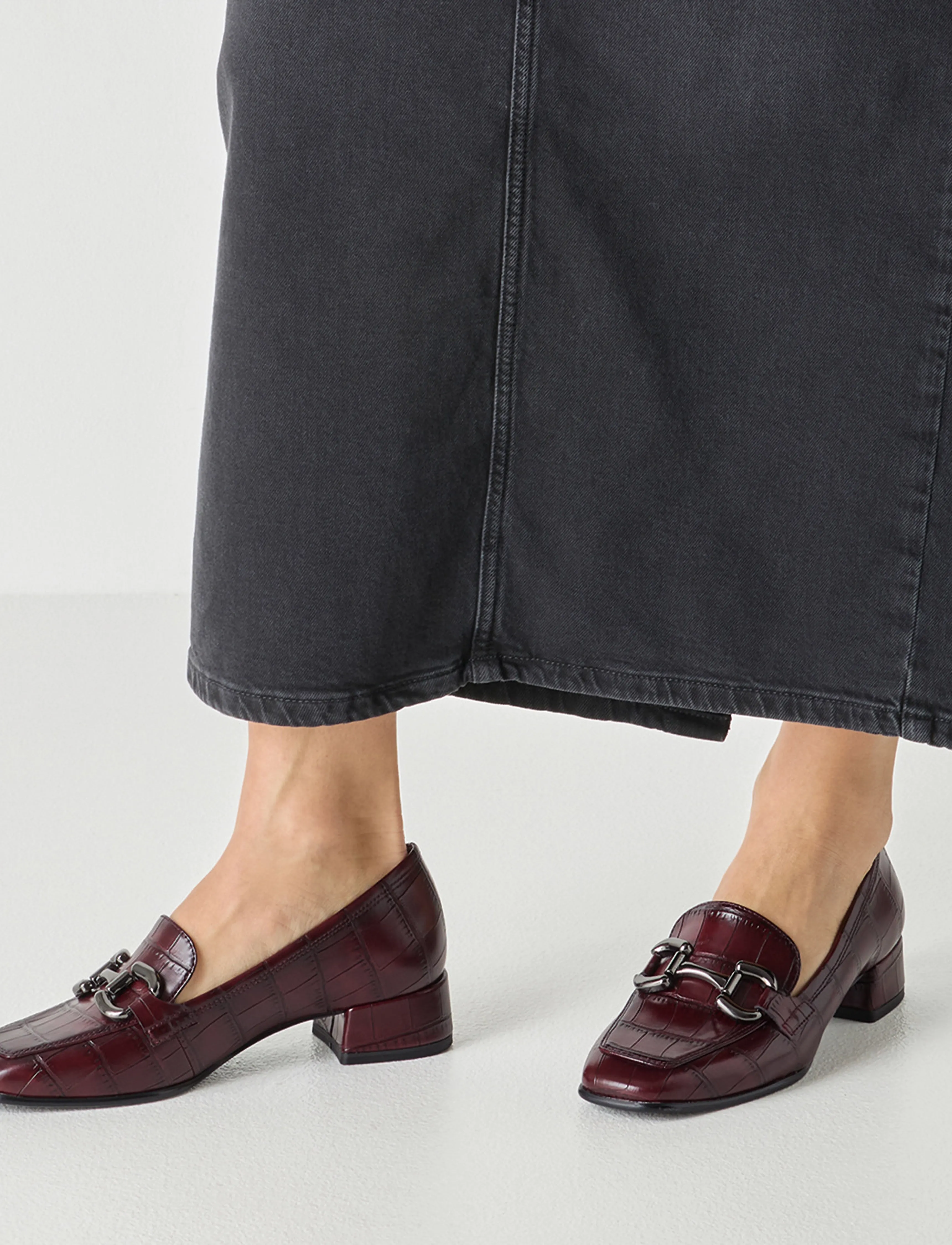 Tamaris - Women Slip-on - modetrends - merlot croco - 5