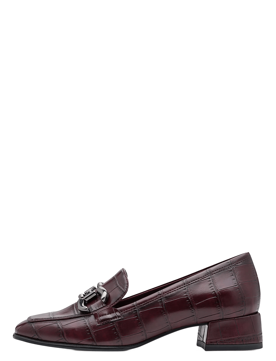 Tamaris - Women Slip-on - modetrends - merlot croco - 1