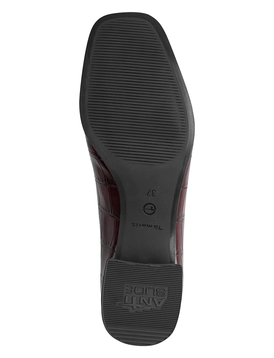 Tamaris - Women Slip-on - modetrends - merlot croco - 3