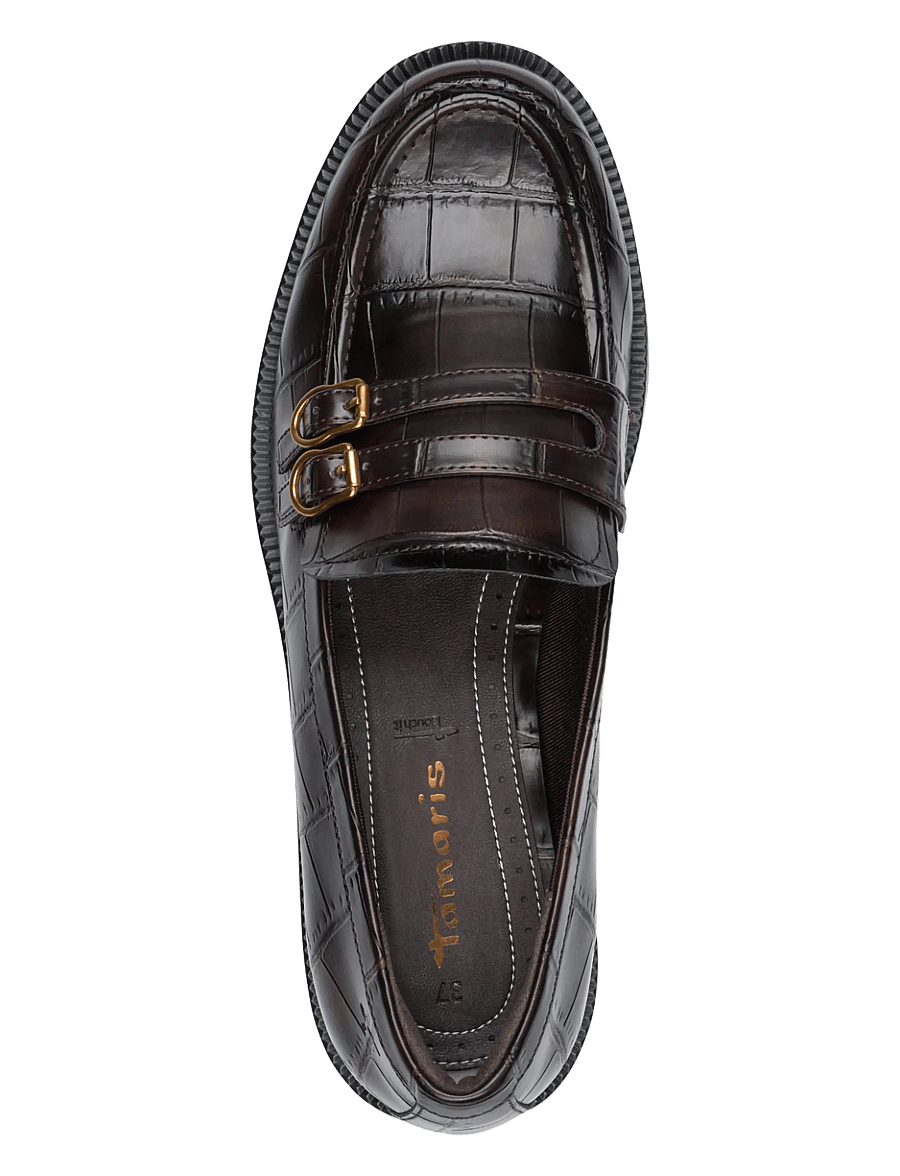 Tamaris - Women Slip-on - modetrends - mocca croco - 4