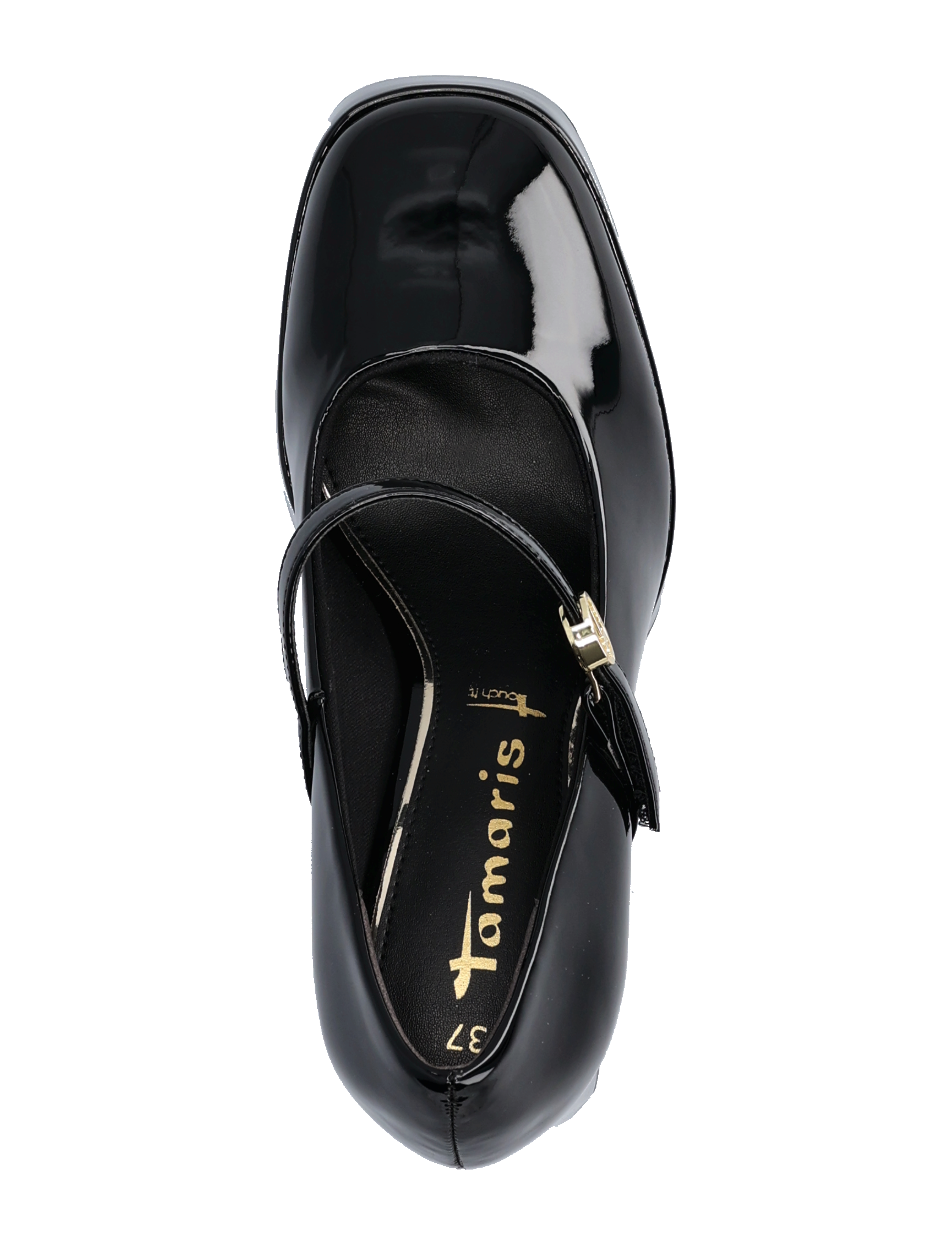 Tamaris - Women Slip-on - black patent - 4