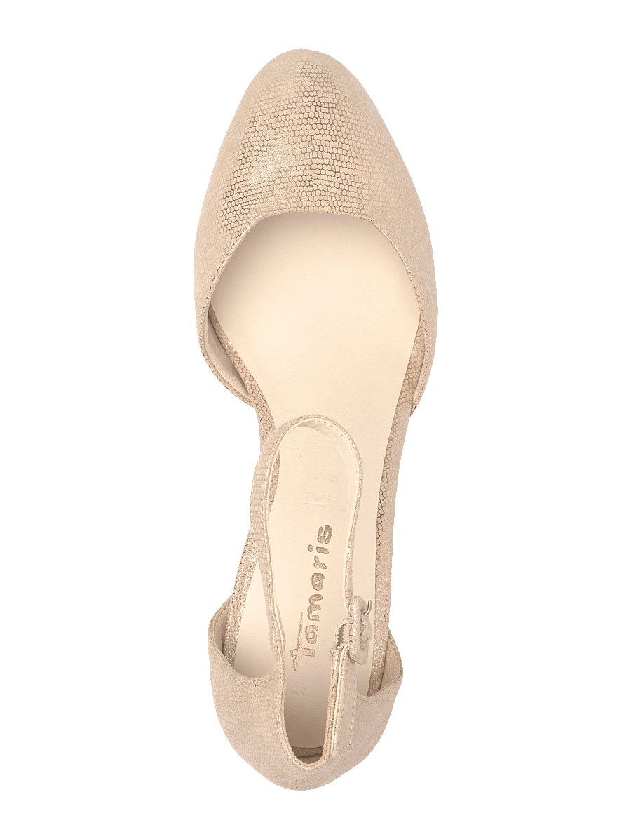 Tamaris - Women Court Sho - pumps - light gold structure - 3