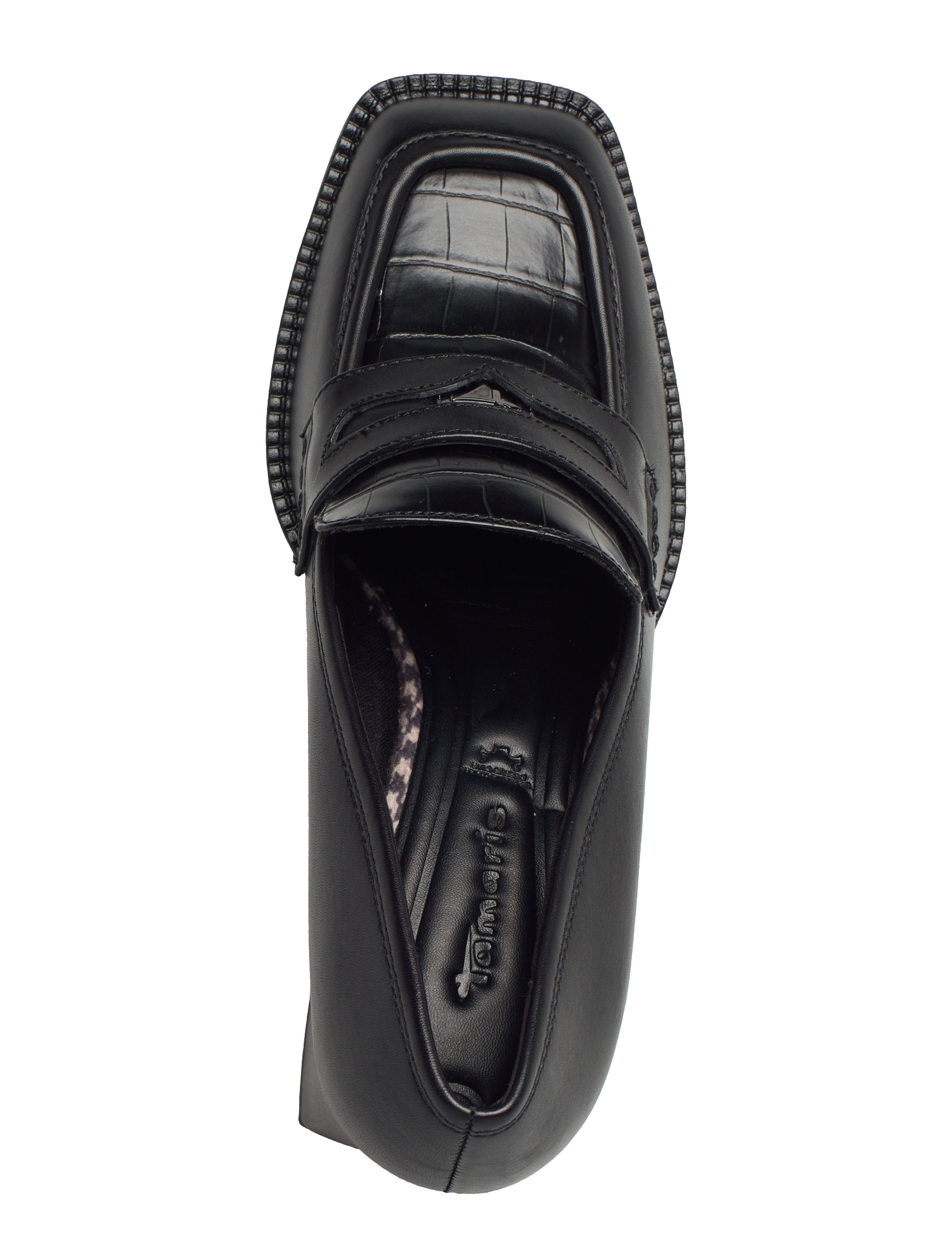 Tamaris - Women Slip-on - black croco - 3