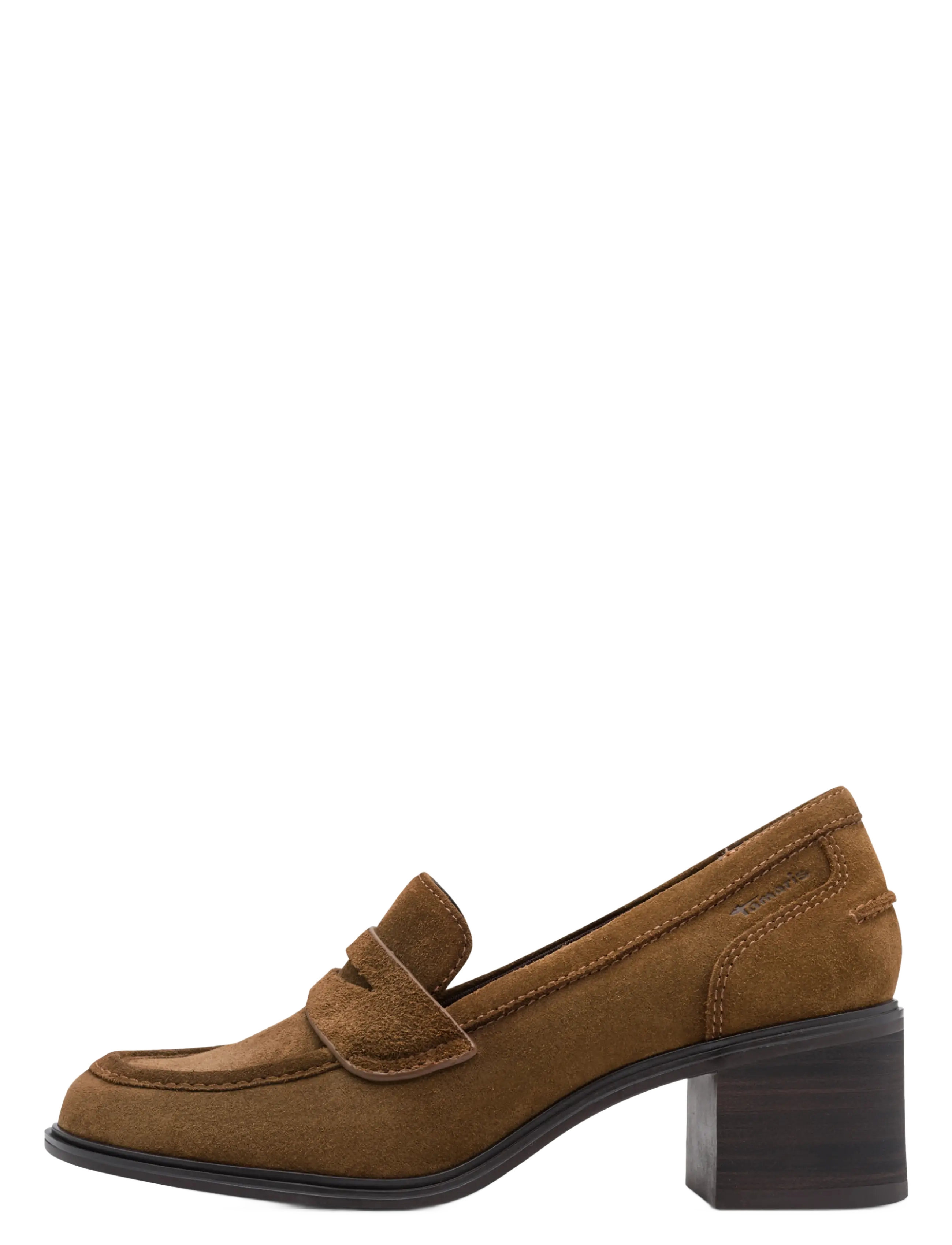 Tamaris - Women Slip-on - mode trends - cognac suede - 1