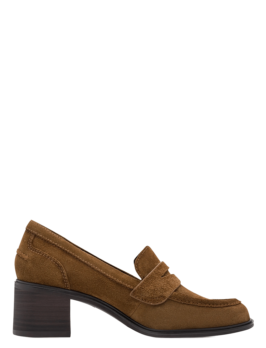 Tamaris - Women Slip-on - mode trends - cognac suede - 2