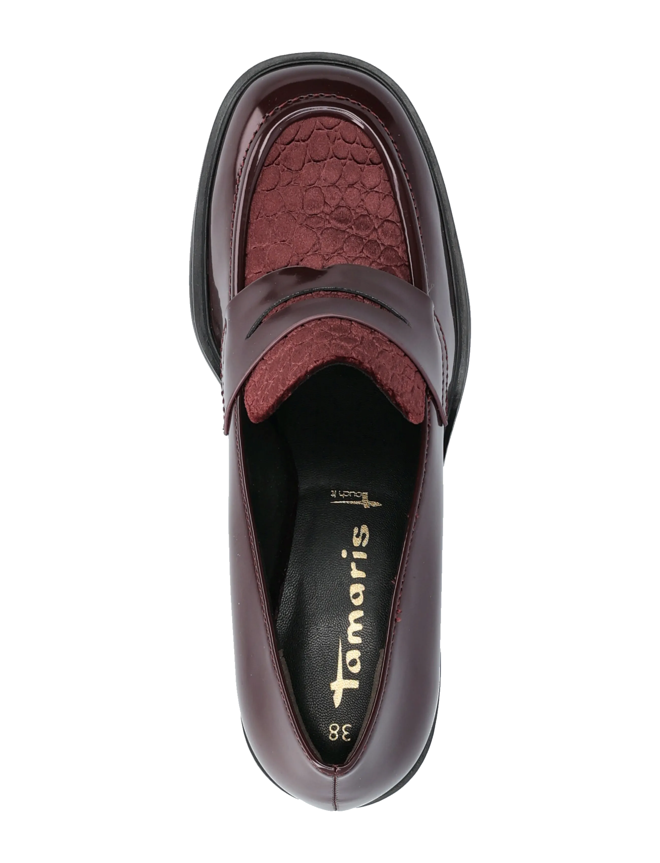 Tamaris - Women Slip-on - modetrends - merlot comb - 3