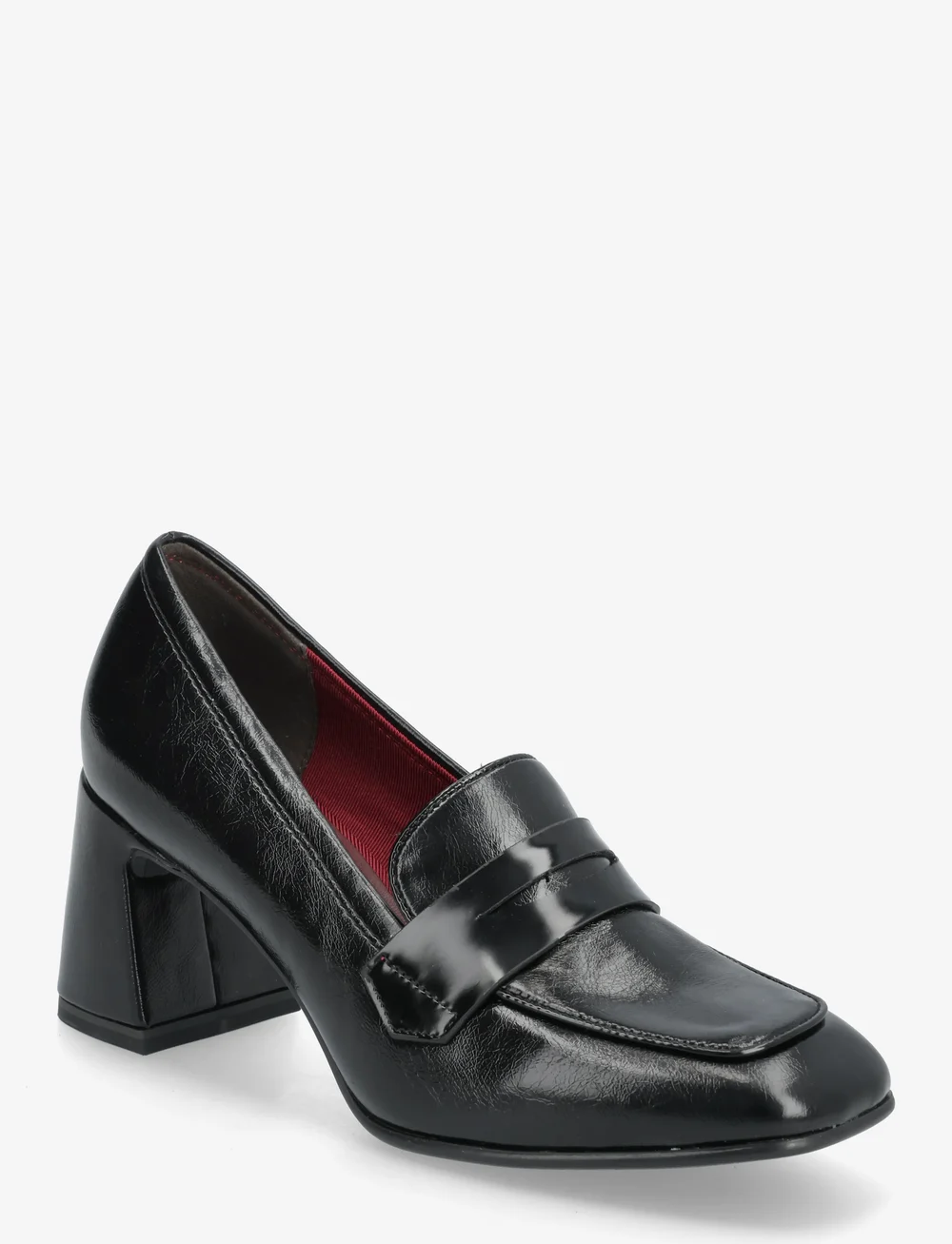 Tamaris - Women Slip-on - loafers med klack - black uni - 0