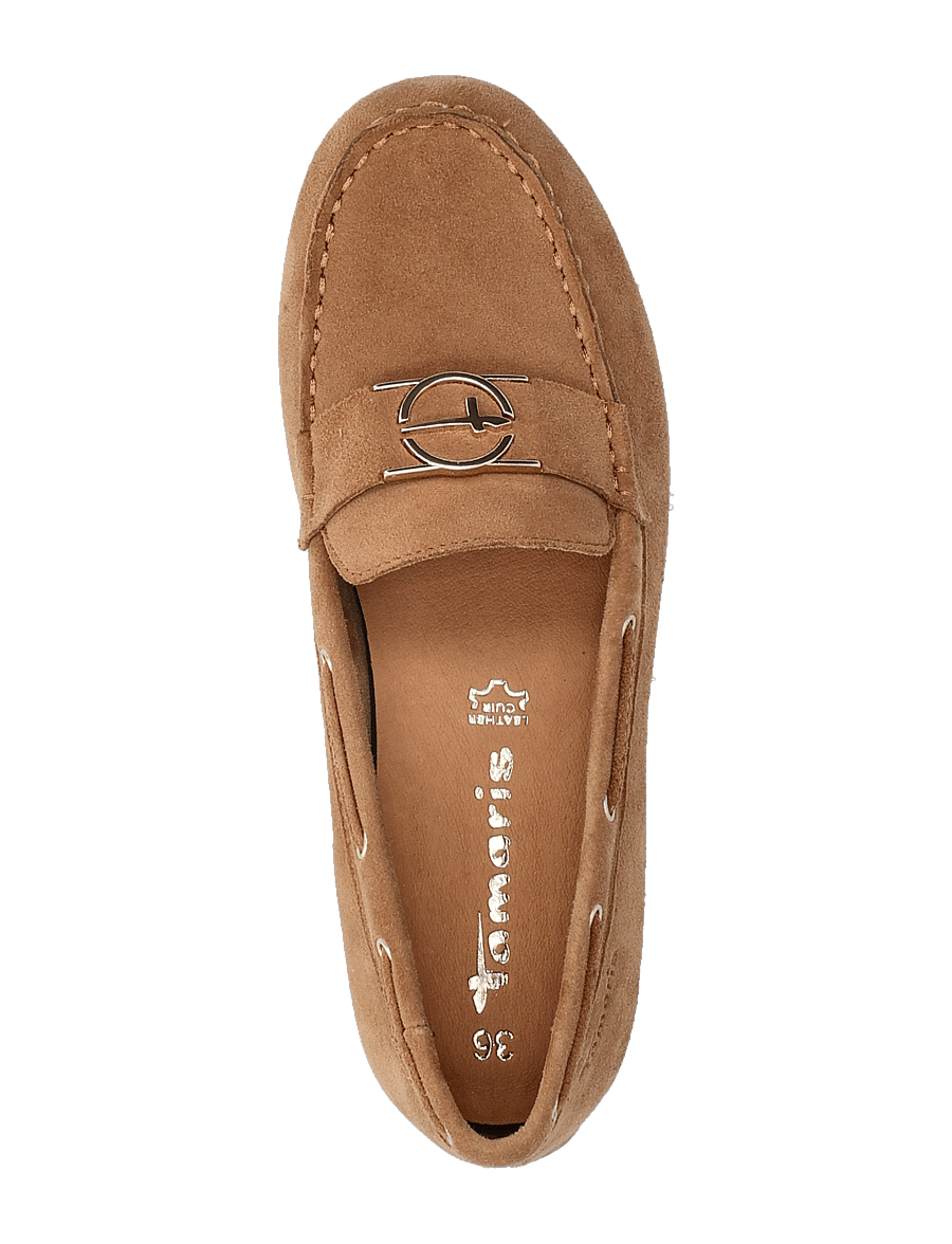 Tamaris - Women Slip-on - boat shoes - cognac - 3