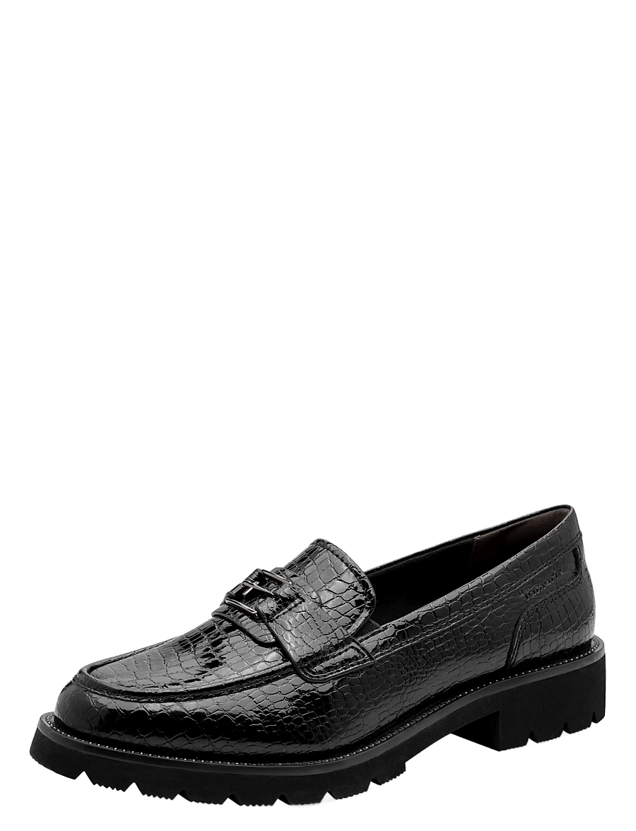 Tamaris - Women Slip-on - modetrends - black croco - 0
