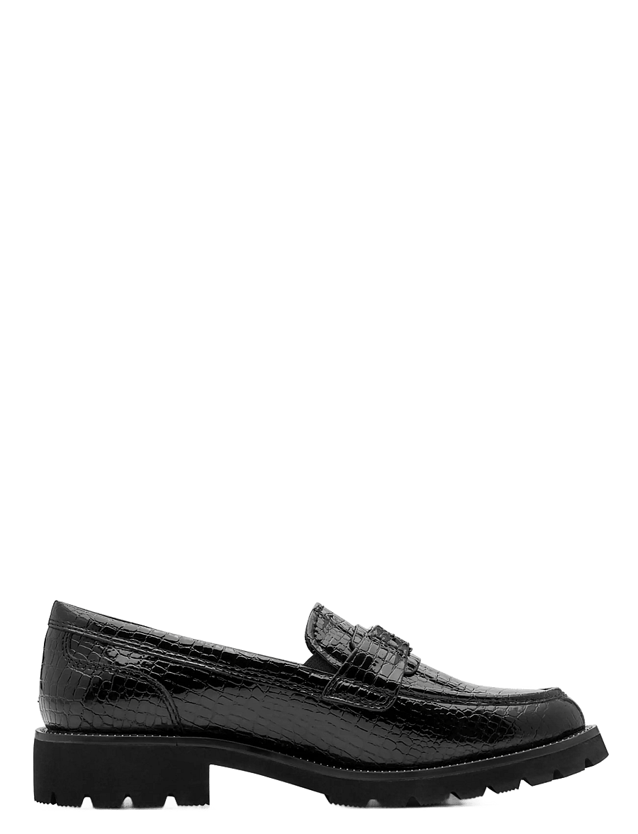 Tamaris - Women Slip-on - modetrends - black croco - 2