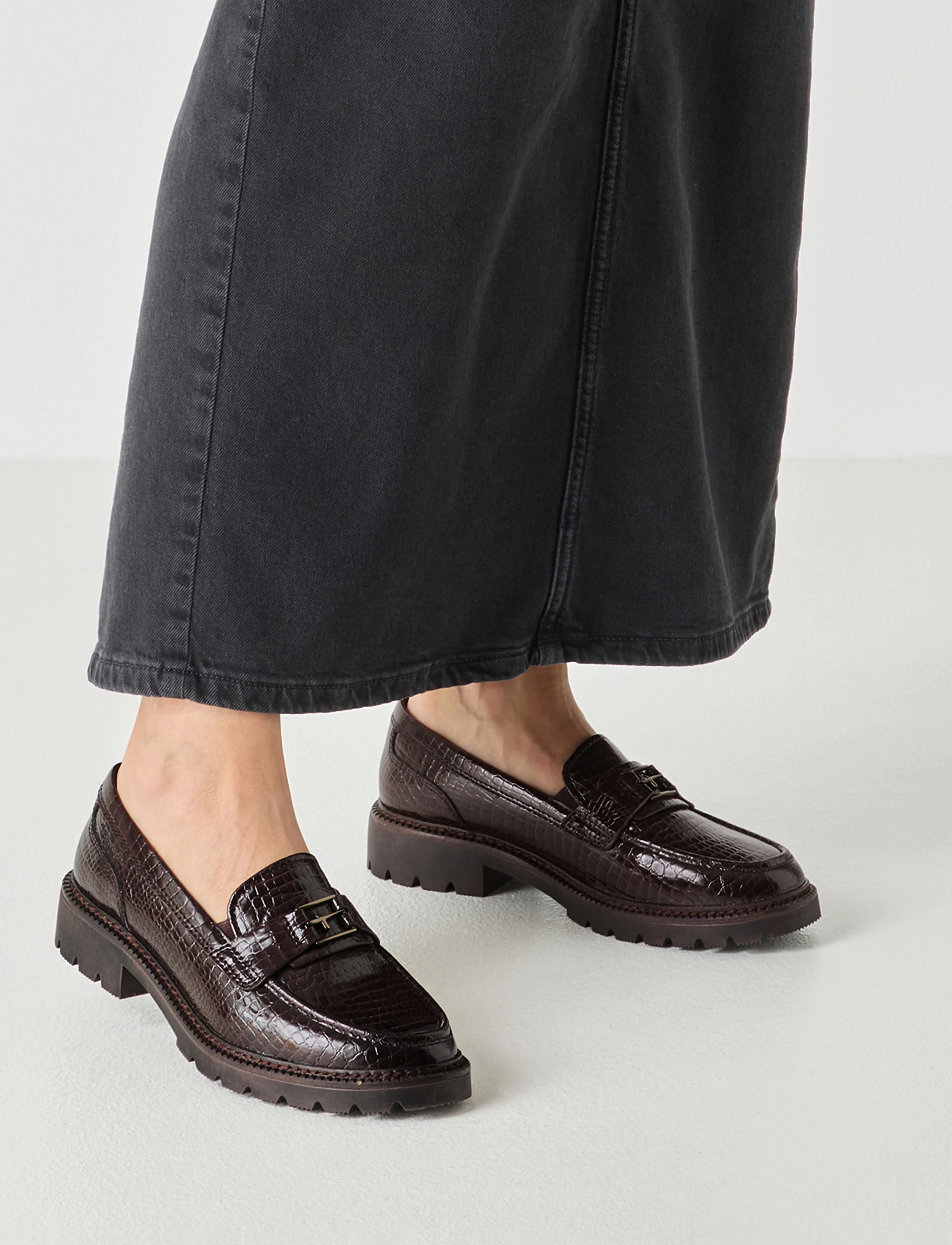 Tamaris - Women Slip-on - modetrends - mocca croco - 5